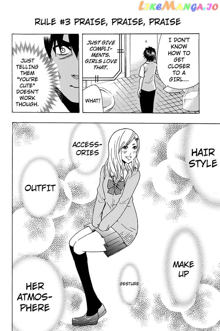 Yugawara-kun wa Ooyamada Danshi Koukou de Moteru Houhou o Kangaeteita ga chapter 6 - page 6