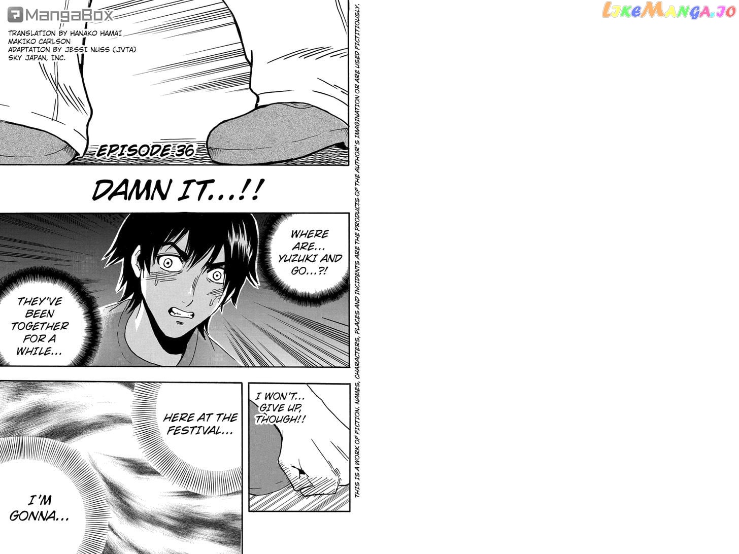 Yugawara-kun wa Ooyamada Danshi Koukou de Moteru Houhou o Kangaeteita ga chapter 36 - page 1