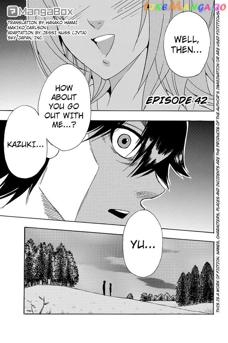 Yugawara-kun wa Ooyamada Danshi Koukou de Moteru Houhou o Kangaeteita ga chapter 42 - page 1