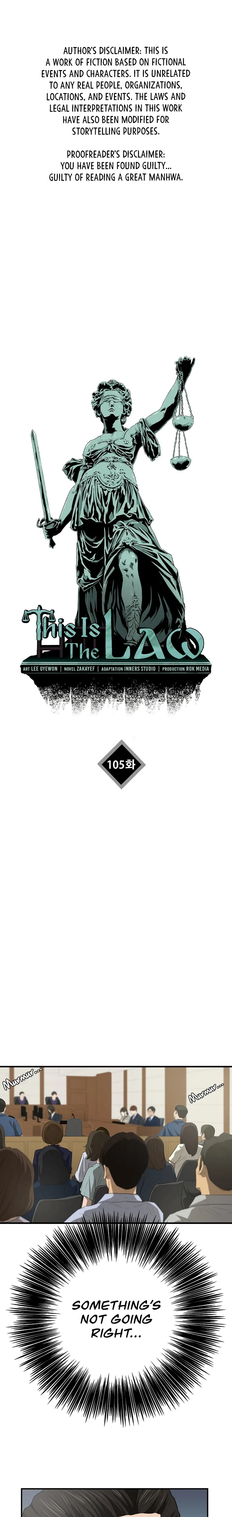 This is the Law Chapter 105 - page 1