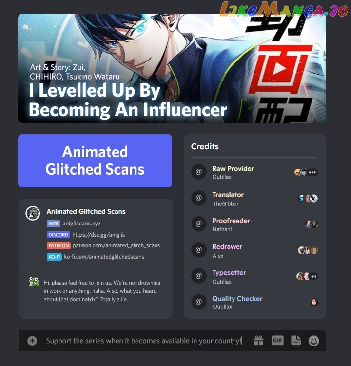 I Levelled Up by Becoming an Influencer Chapter 47 - page 1