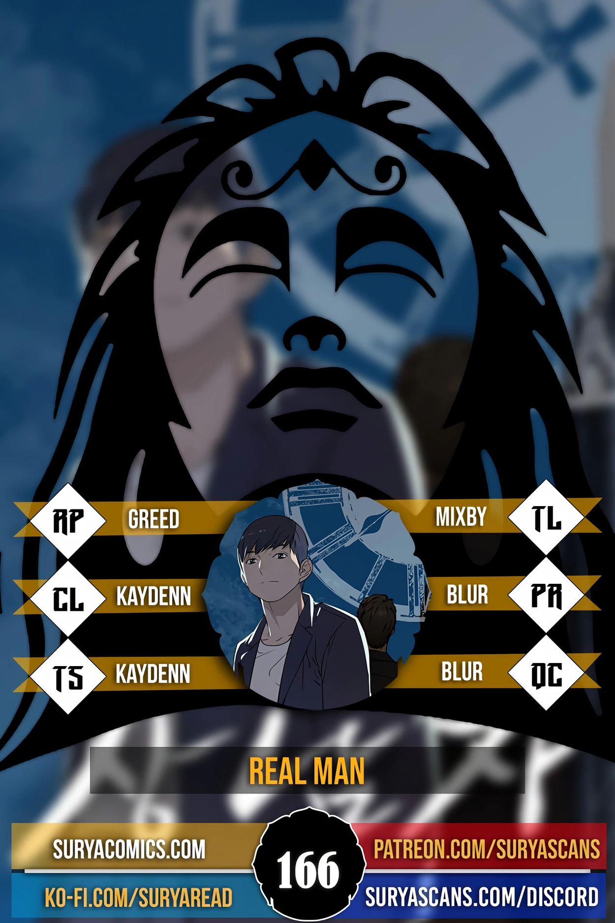Real Man Chapter 166 - page 1