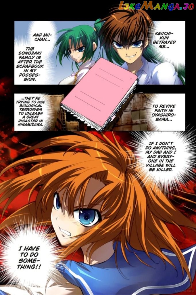 Higurashi no Naku Koro ni Kai - Tsumihoroboshihen Chapter 9 - page 1