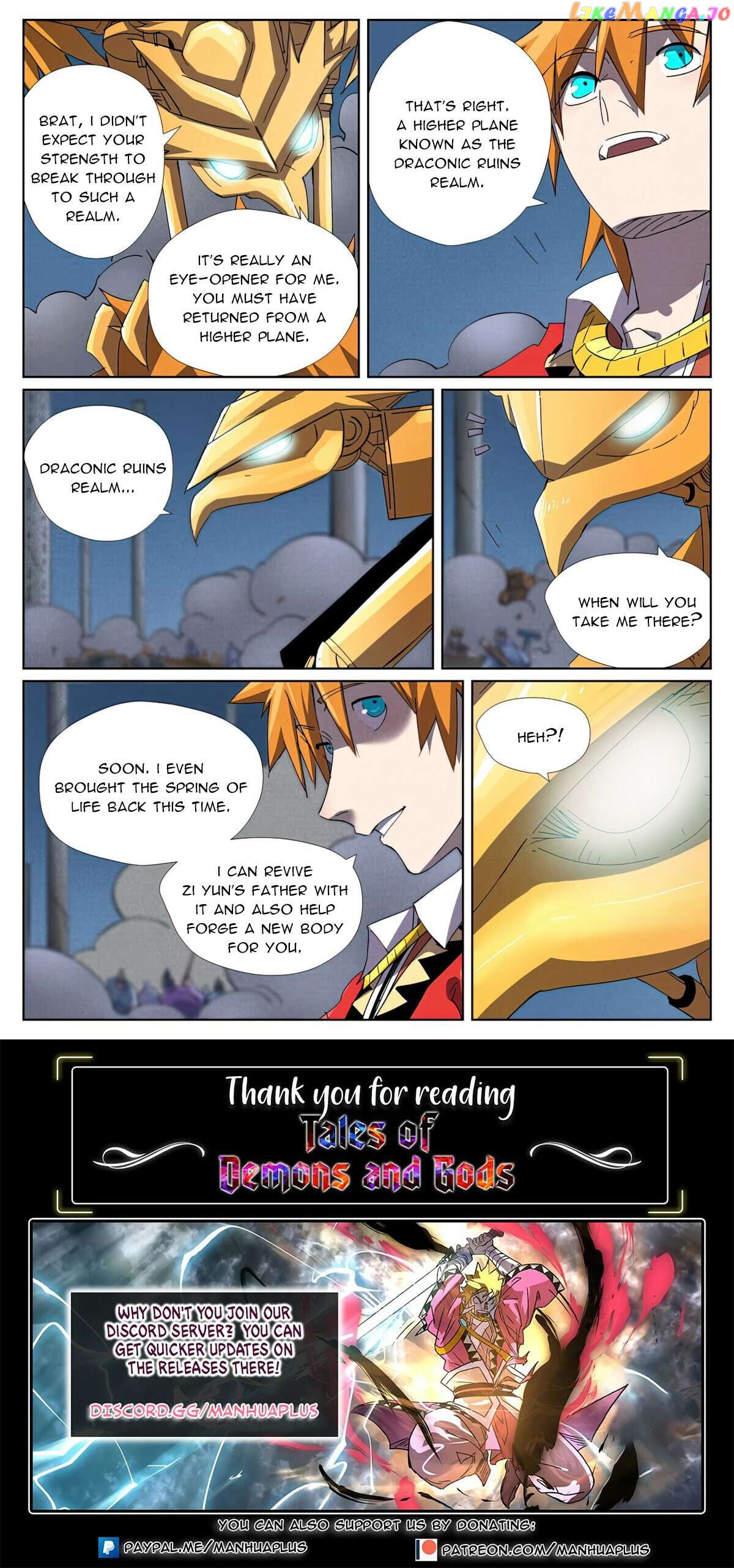 Tales of Demons and Gods Chapter 453.1  - page 10