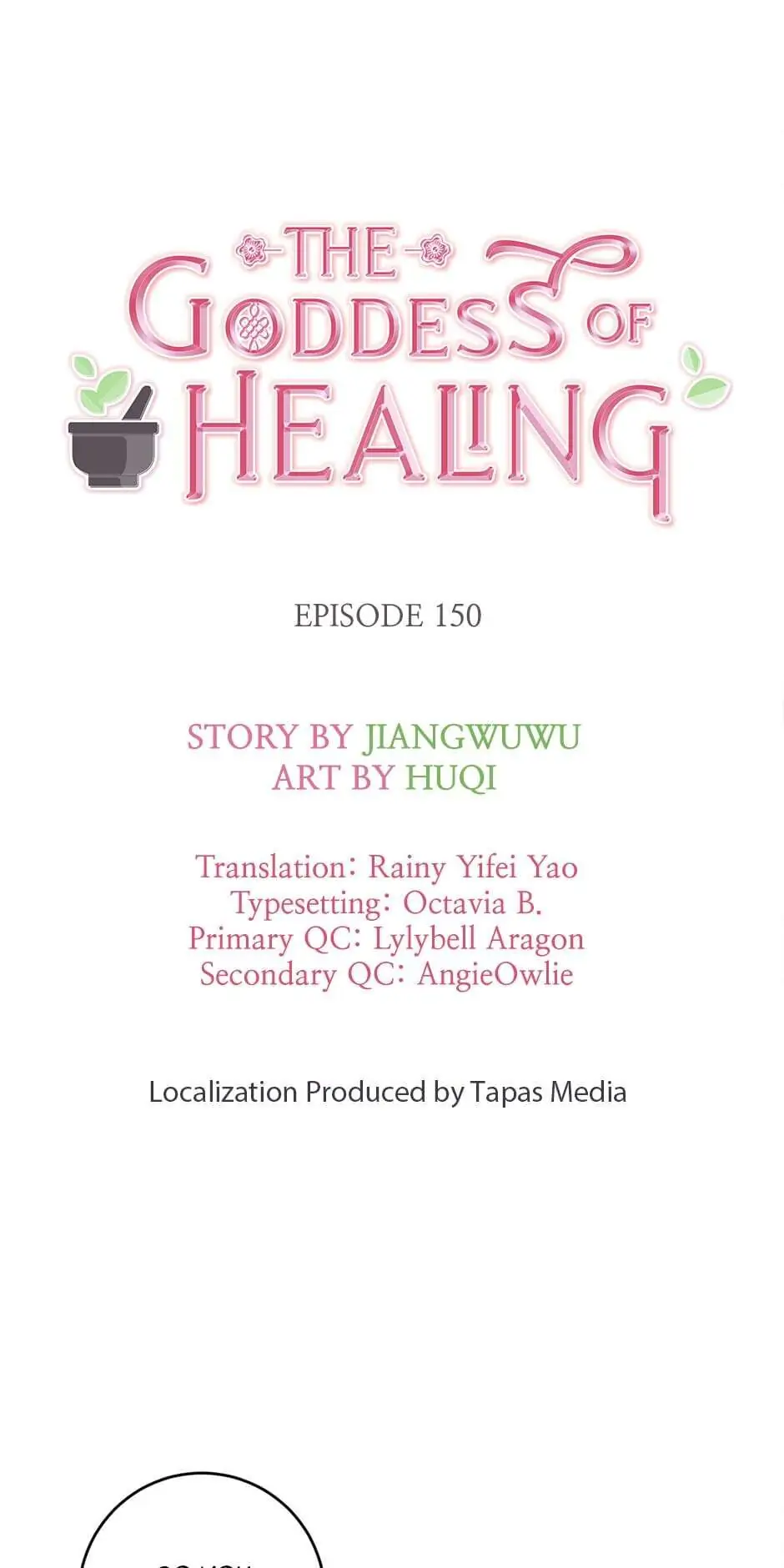 The Goddess of Healing Chapter 150 - page 1