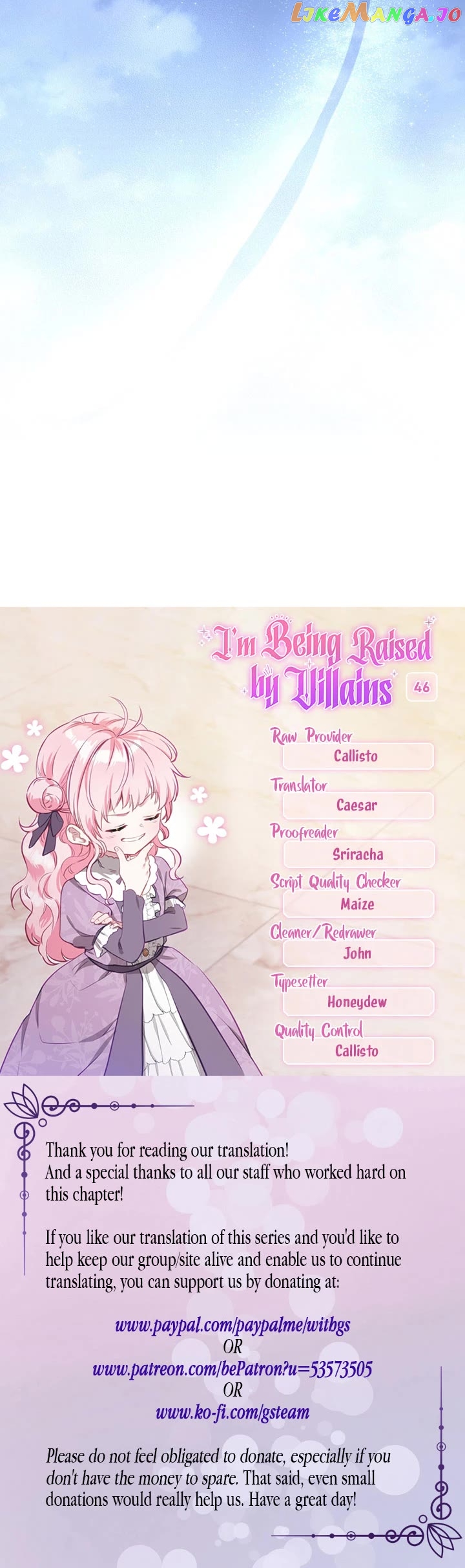 I’m being raised by villains Chapter 46 - page 45