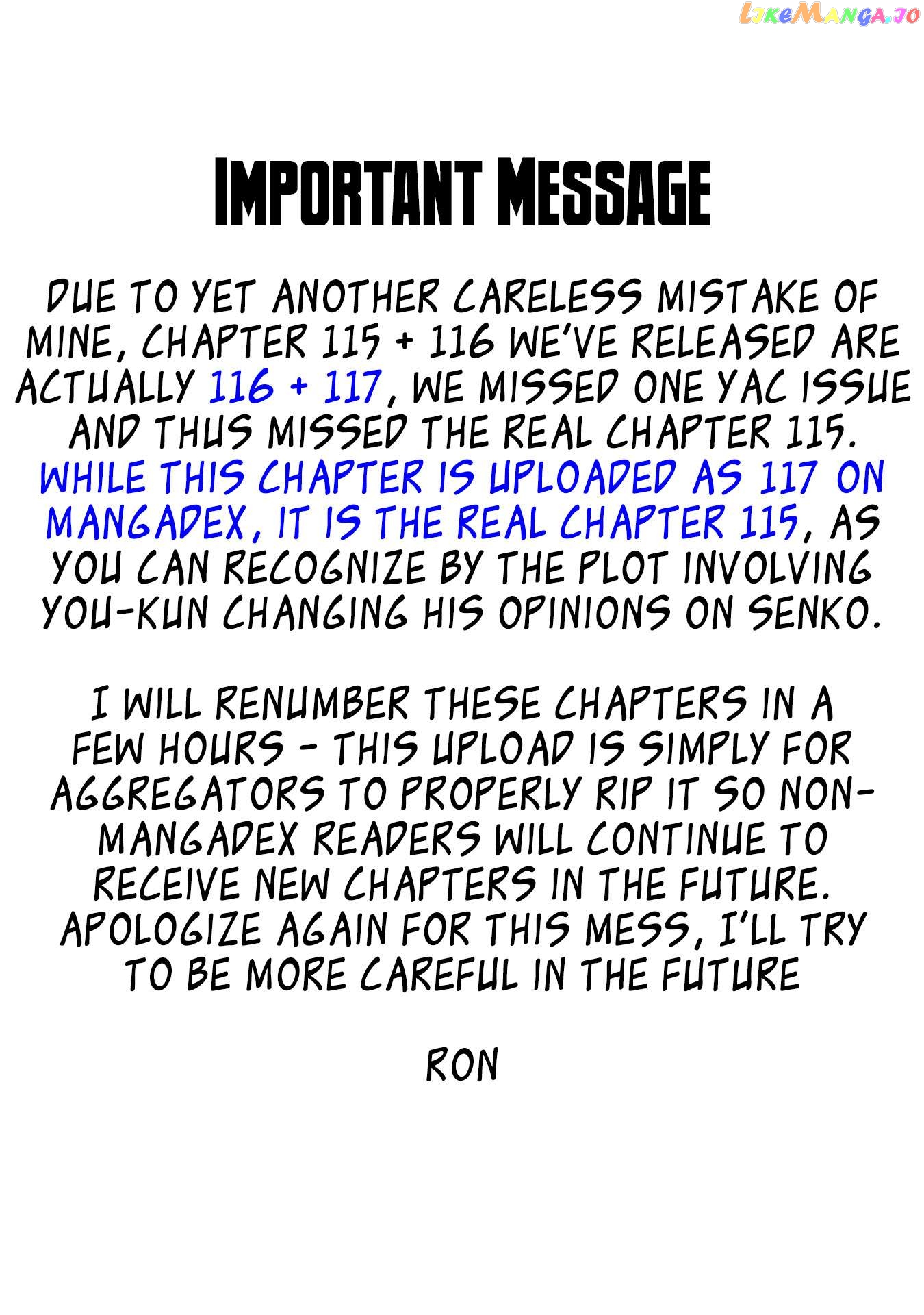 Henjyo - Hen na Jyoshi Kousei Amaguri Senko Chapter 117 - page 1
