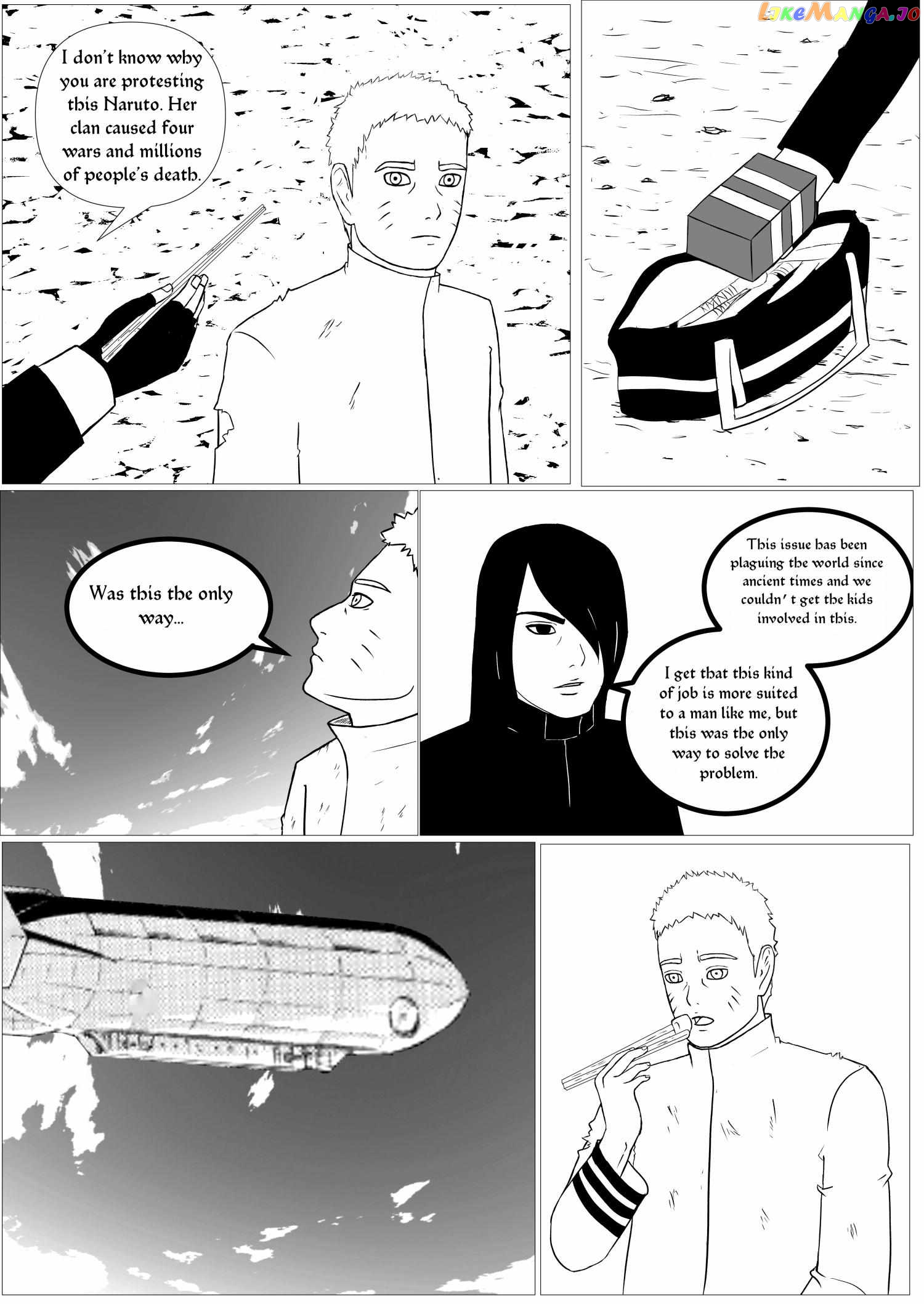 NARUTO : The Seventh Hokage Reborn Chapter 1 - page 5