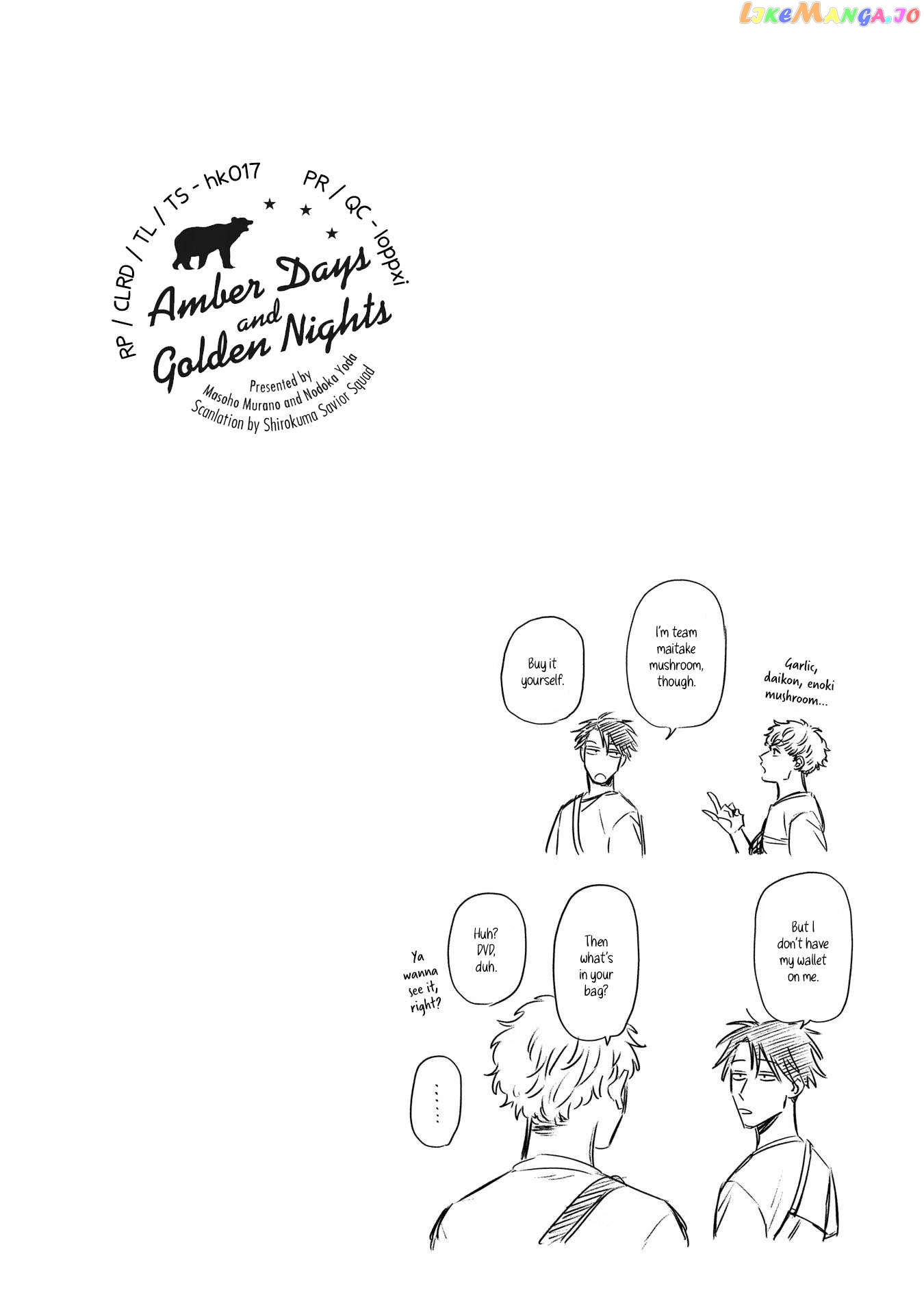Let’s Get Drunk With Amber Dreams ~Amber Days And Golden Nights~ Chapter 8 - page 30