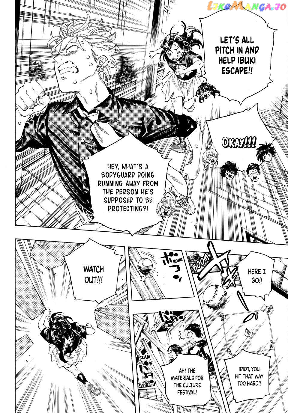 Akabane Honeko No Bodyguard Chapter 48 - page 14