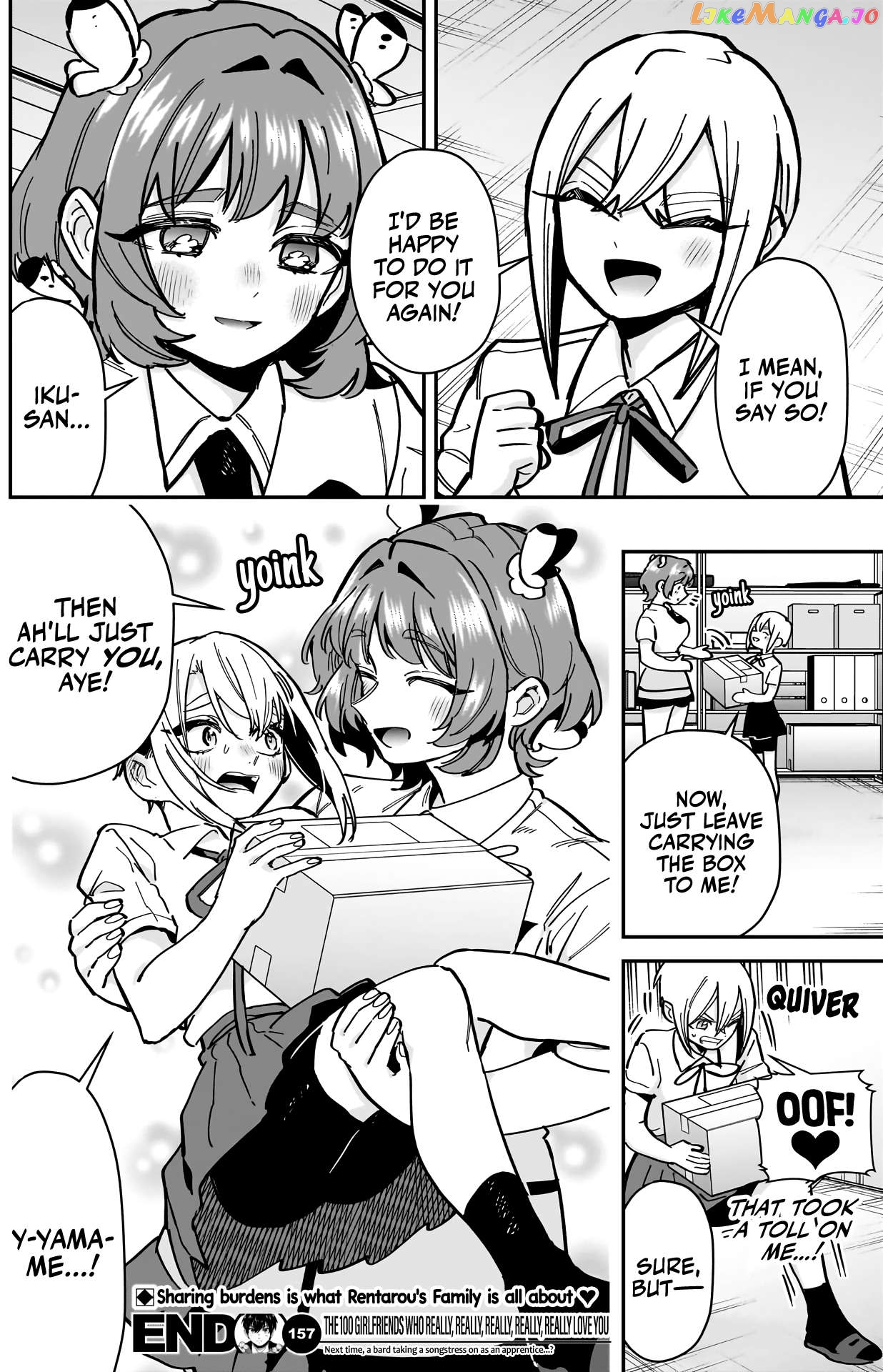 The 100 Girlfriends Who Really, Really, Really, Really, Really Love You Chapter 157 - page 21