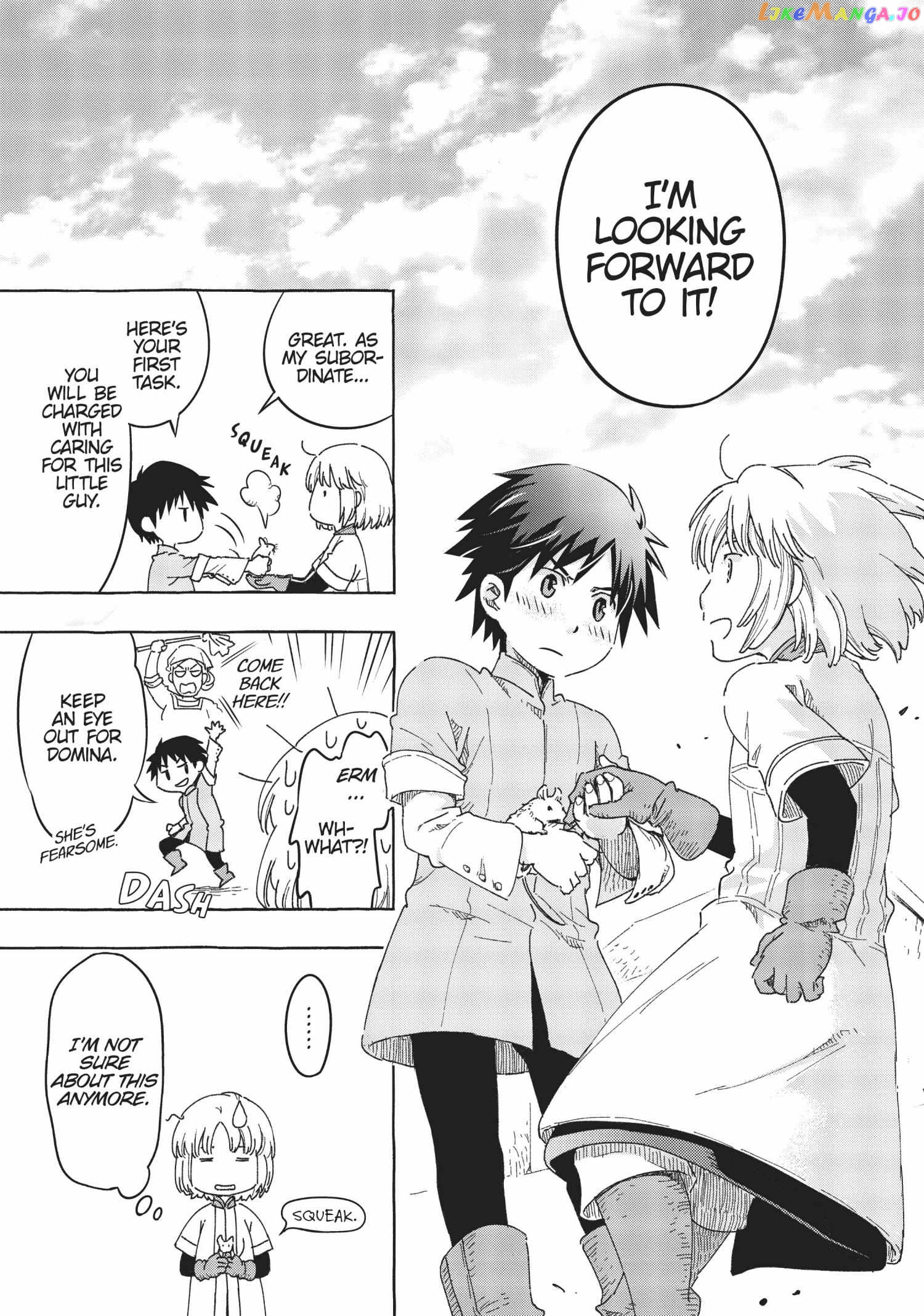 Kishi-tan wa Jouheki no Naka de Hana Hiraku Chapter 4 - page 15