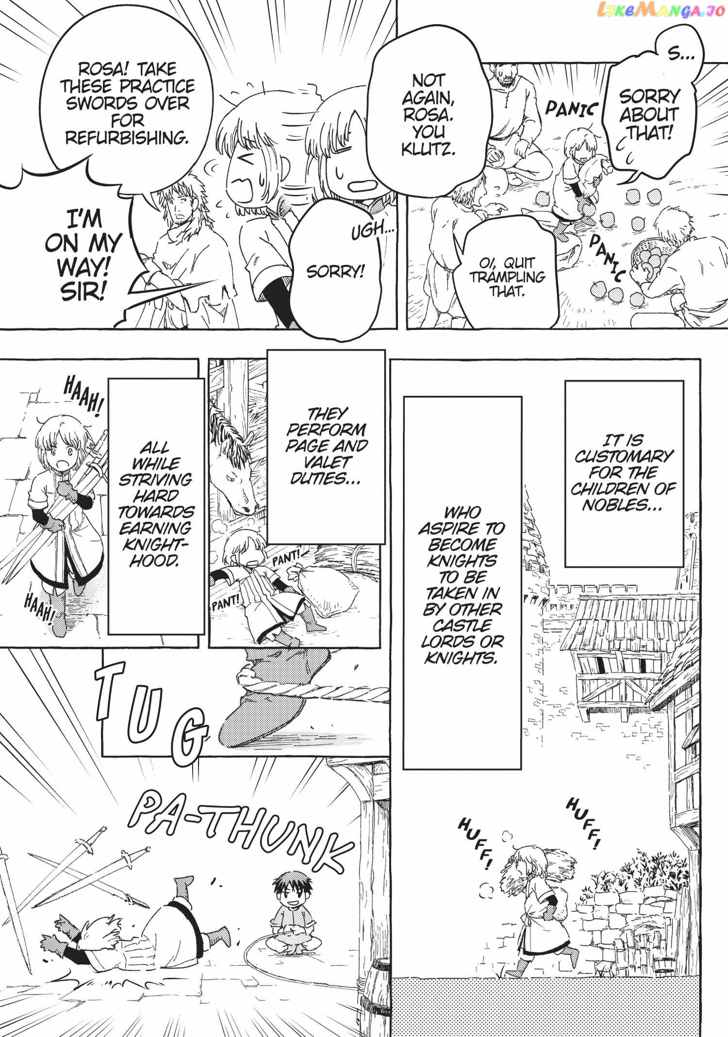 Kishi-tan wa Jouheki no Naka de Hana Hiraku Chapter 3 - page 4