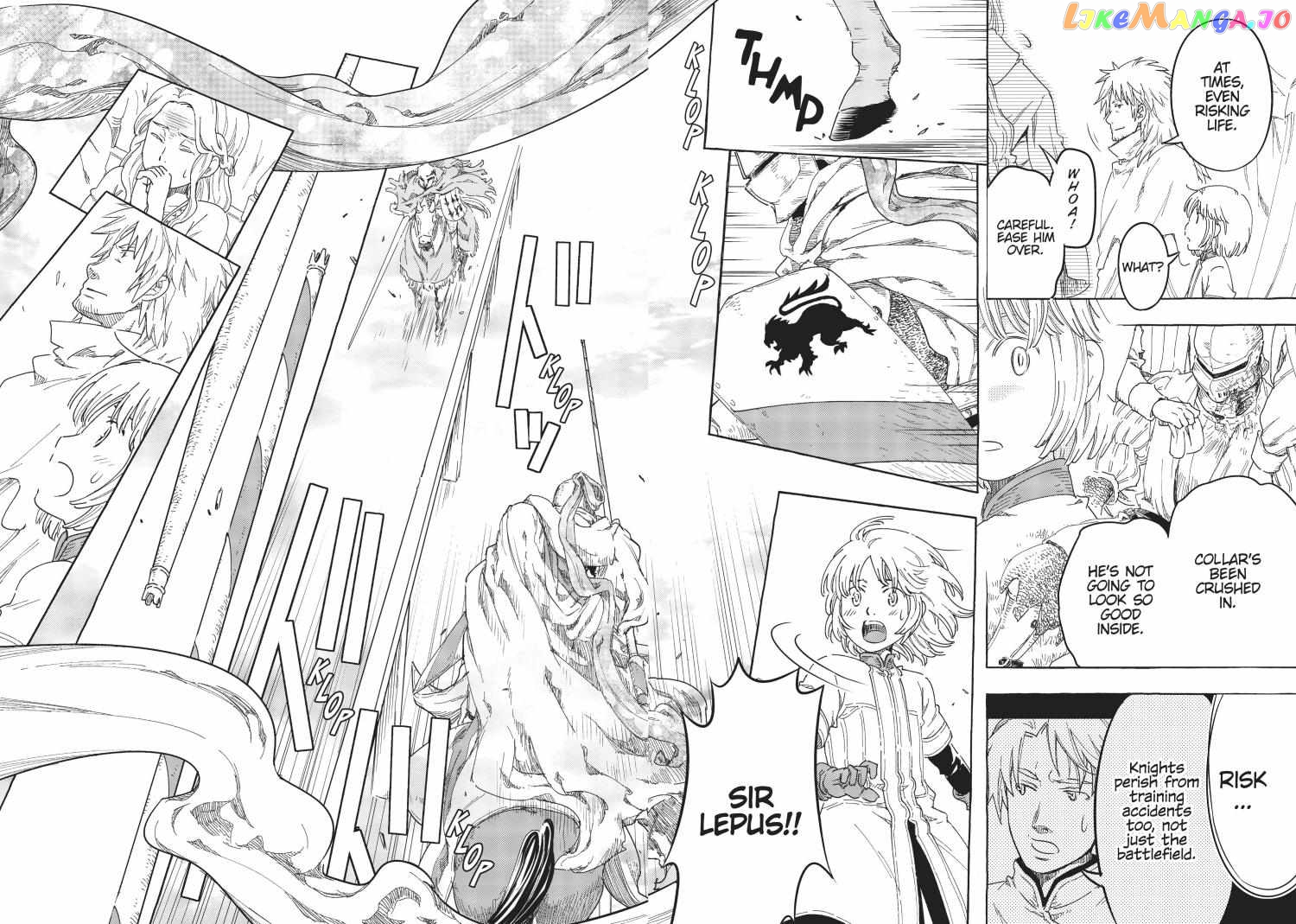 Kishi-tan wa Jouheki no Naka de Hana Hiraku Chapter 8 - page 9