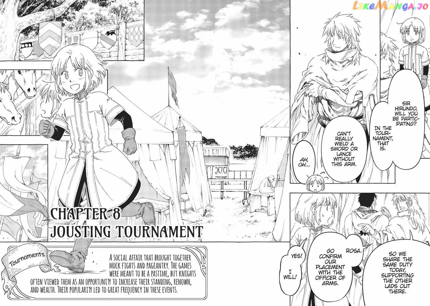 Kishi-tan wa Jouheki no Naka de Hana Hiraku Chapter 8 - page 2