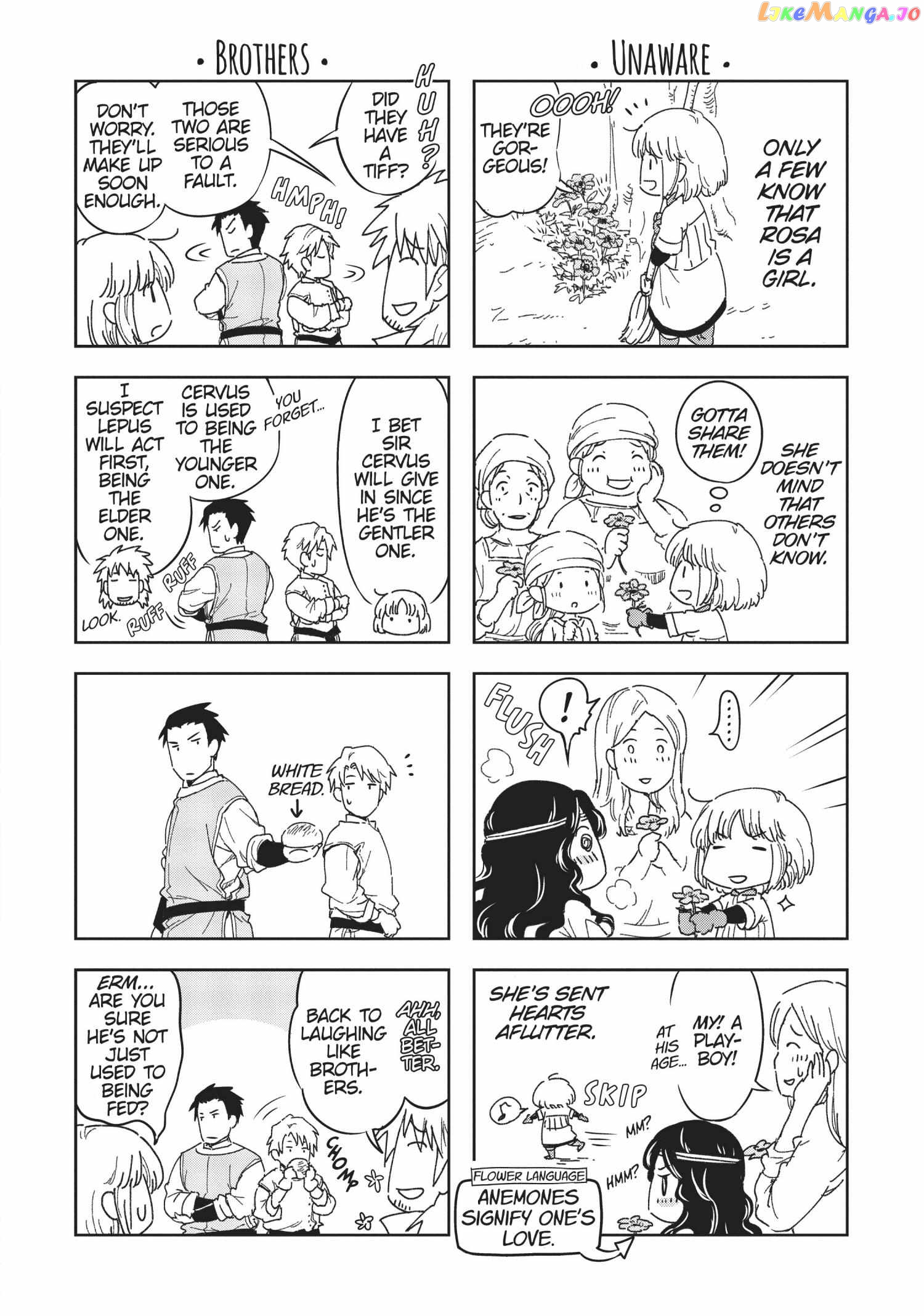 Kishi-tan wa Jouheki no Naka de Hana Hiraku Chapter 9.5 - page 2