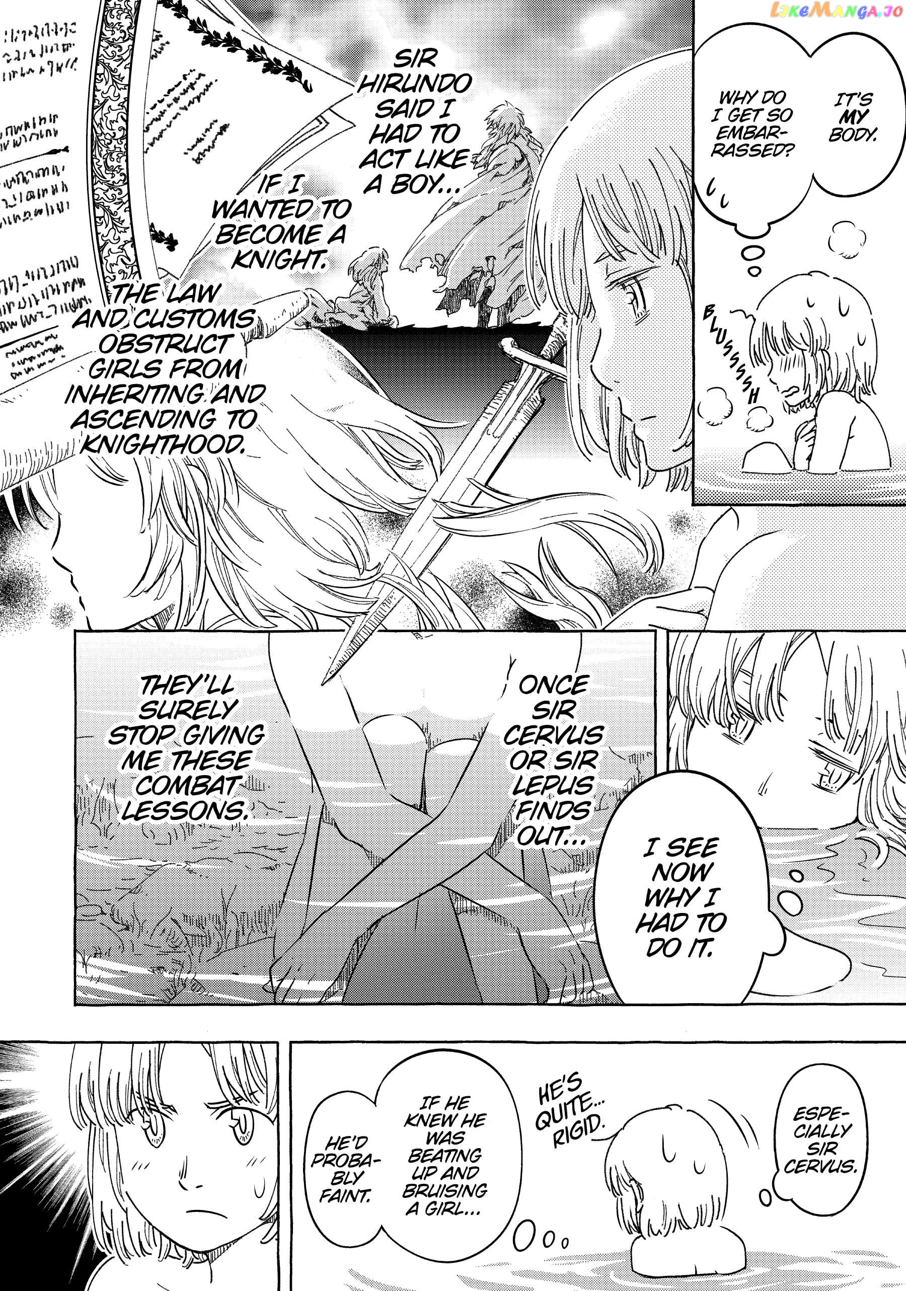 Kishi-tan wa Jouheki no Naka de Hana Hiraku Chapter 18 - page 13