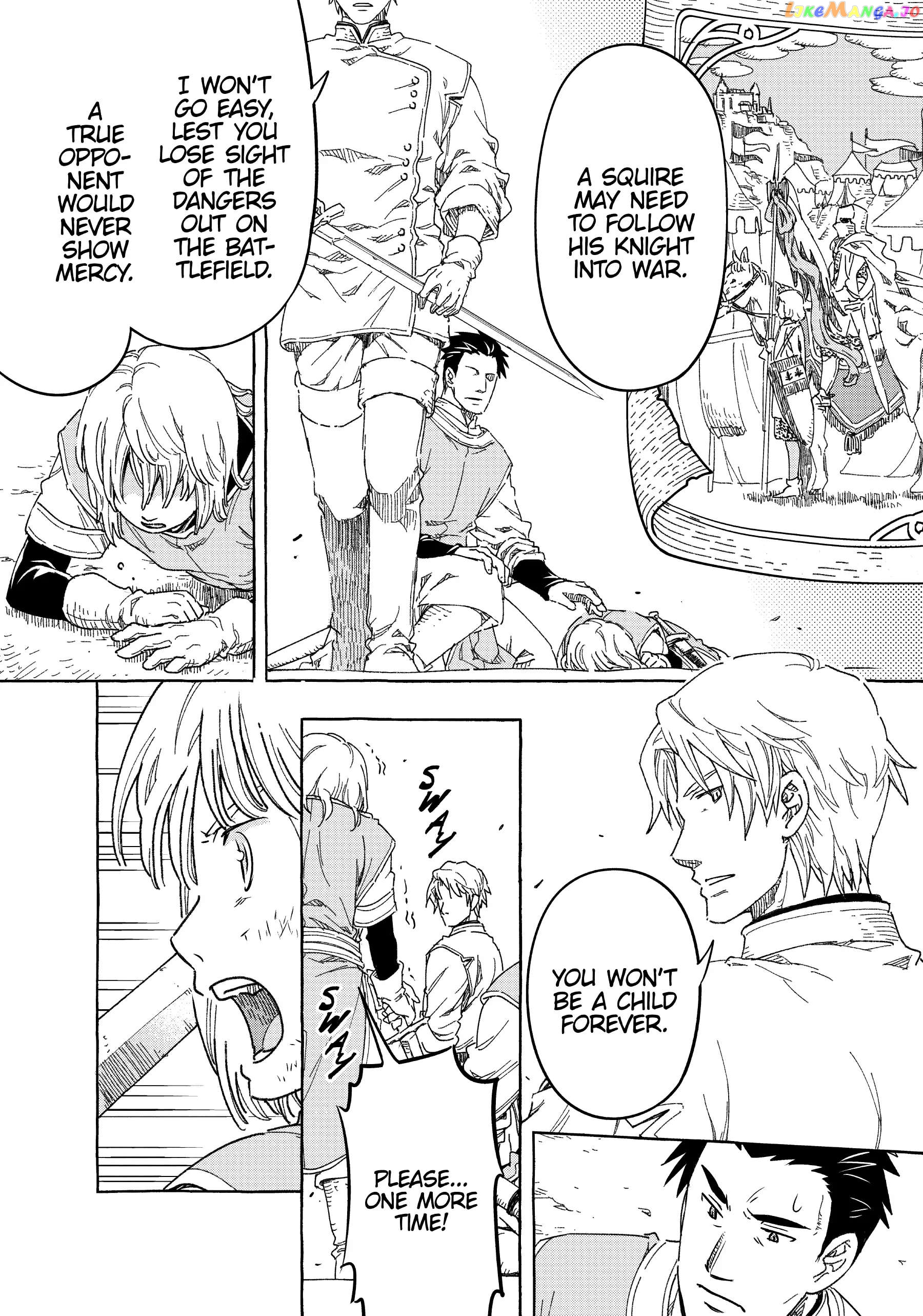 Kishi-tan wa Jouheki no Naka de Hana Hiraku Chapter 18 - page 7