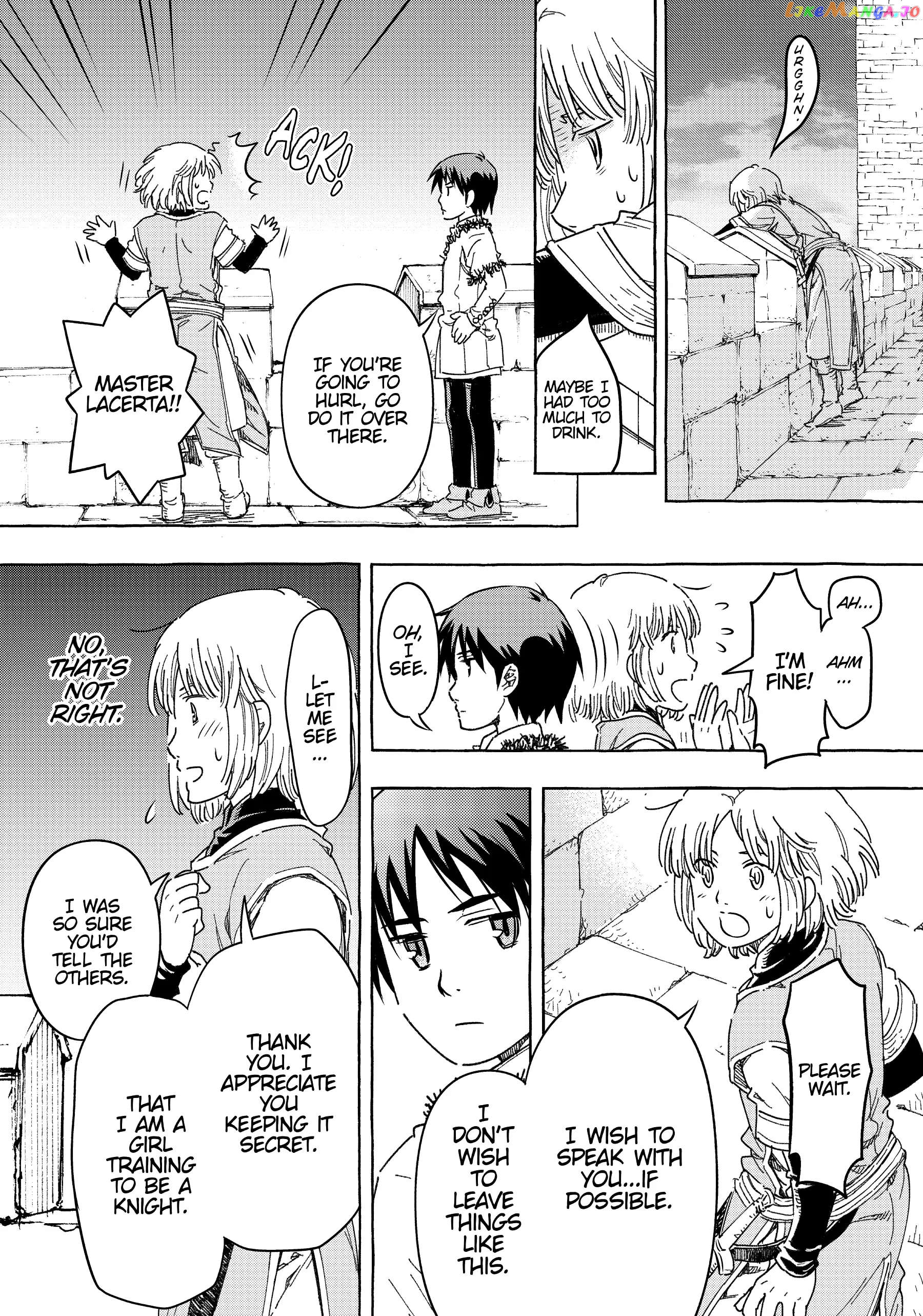 Kishi-tan wa Jouheki no Naka de Hana Hiraku Chapter 19 - page 10