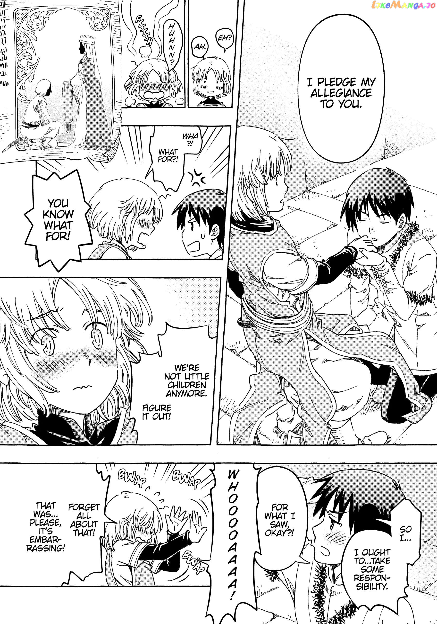 Kishi-tan wa Jouheki no Naka de Hana Hiraku Chapter 19 - page 12