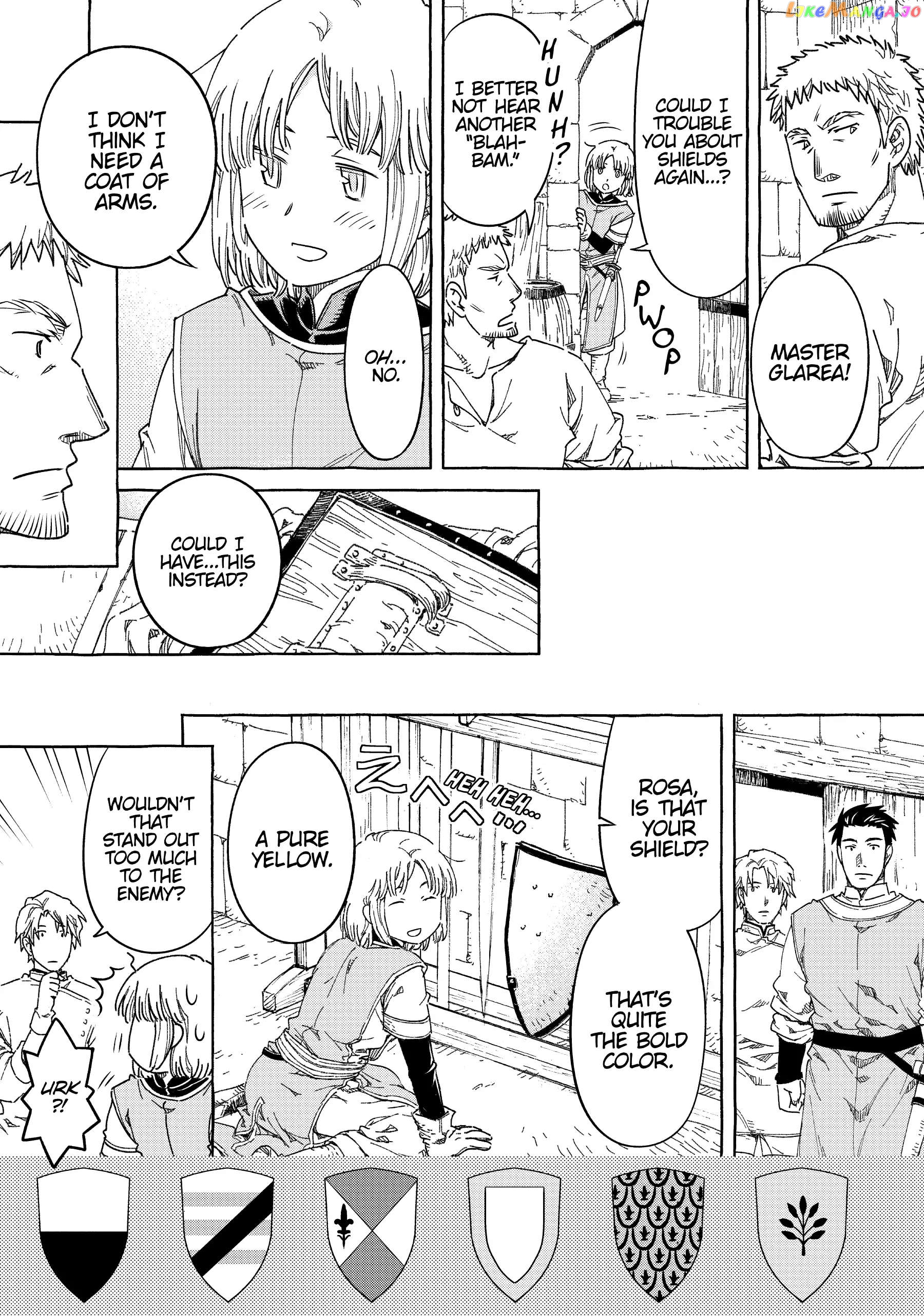 Kishi-tan wa Jouheki no Naka de Hana Hiraku Chapter 20 - page 9