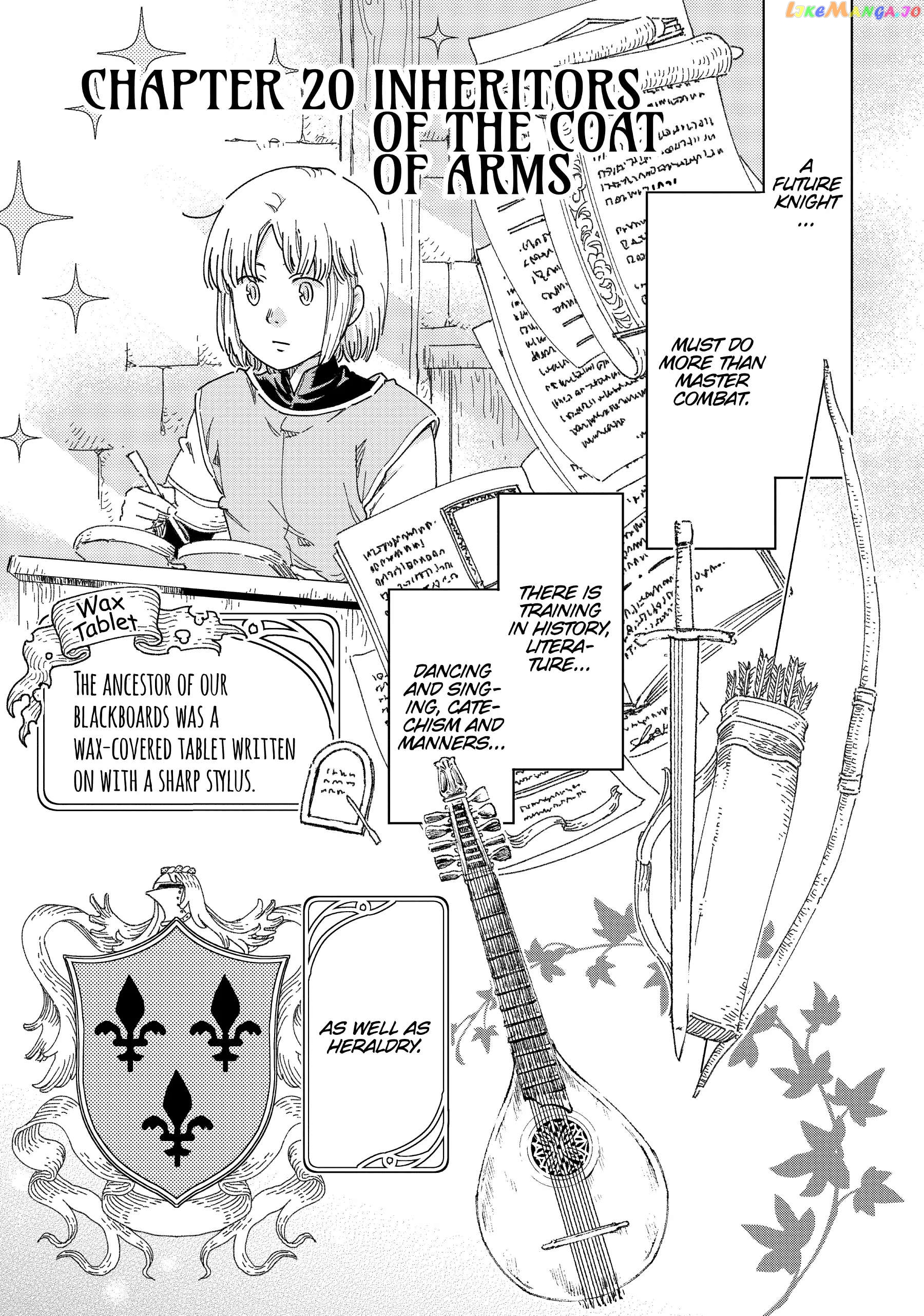 Kishi-tan wa Jouheki no Naka de Hana Hiraku Chapter 20 - page 1