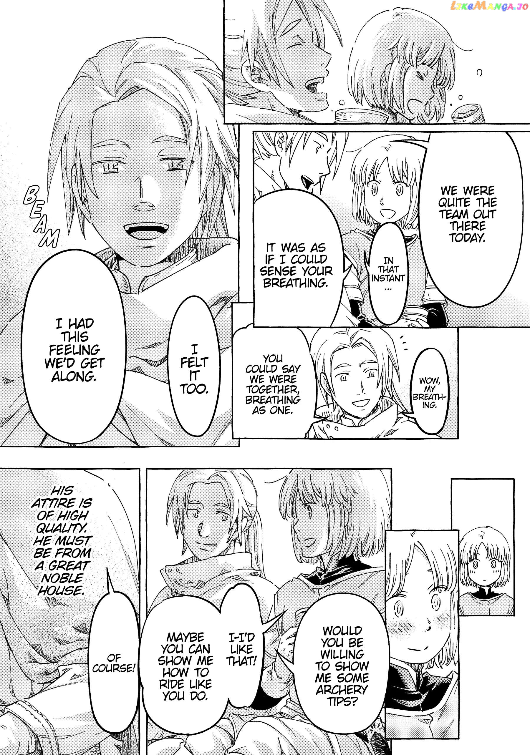 Kishi-tan wa Jouheki no Naka de Hana Hiraku Chapter 22 - page 12