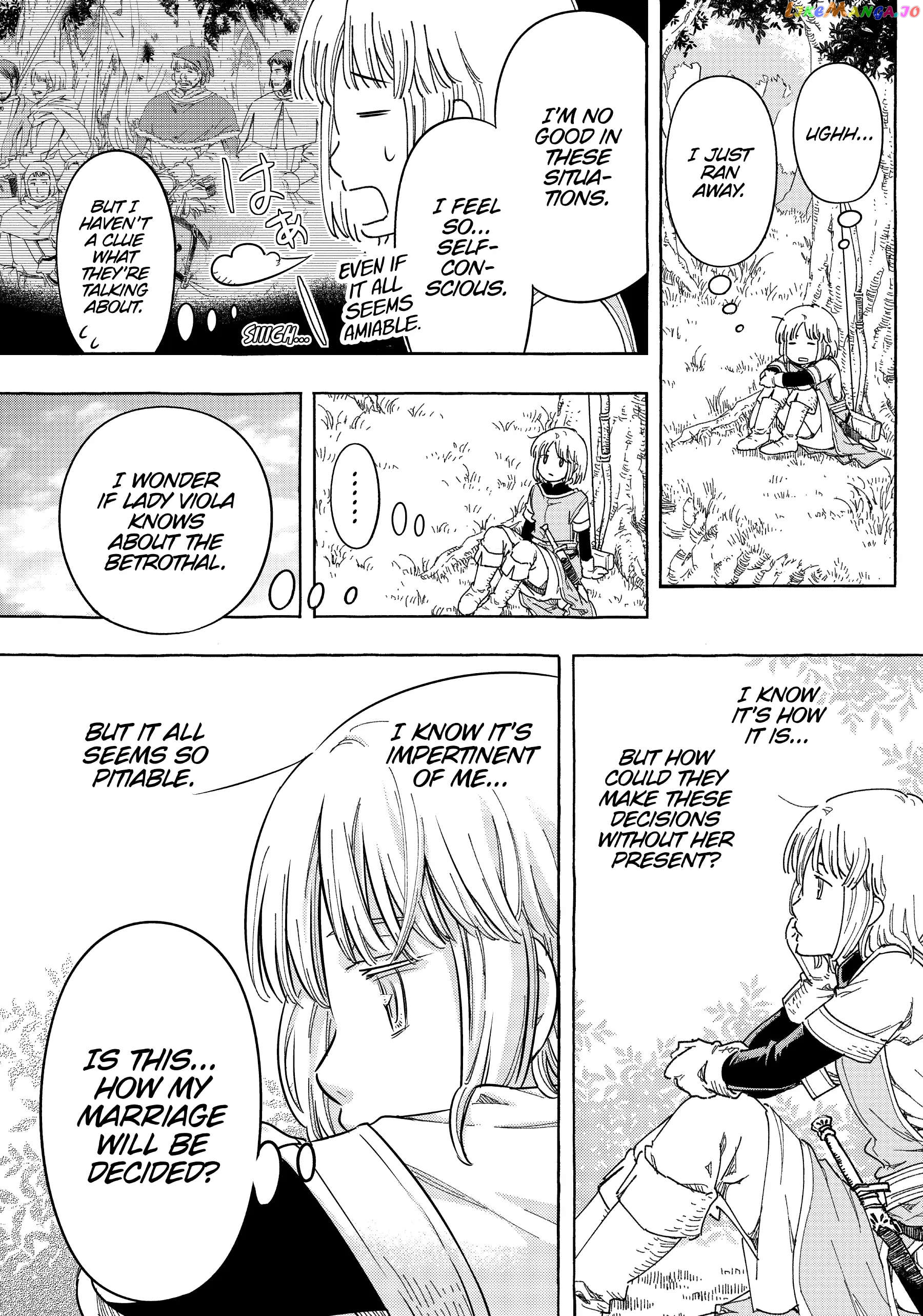 Kishi-tan wa Jouheki no Naka de Hana Hiraku Chapter 22 - page 7