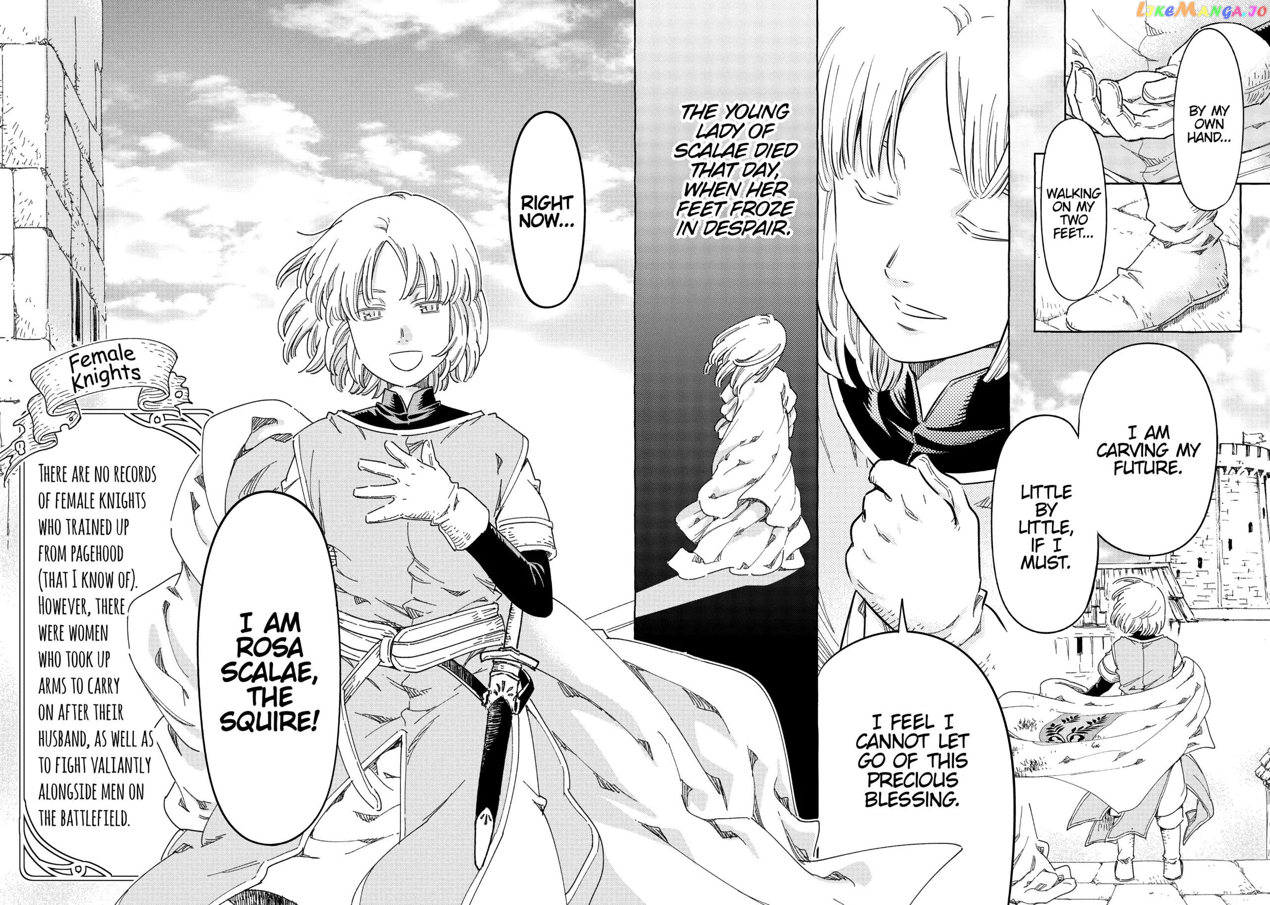 Kishi-tan wa Jouheki no Naka de Hana Hiraku Chapter 25 - page 20