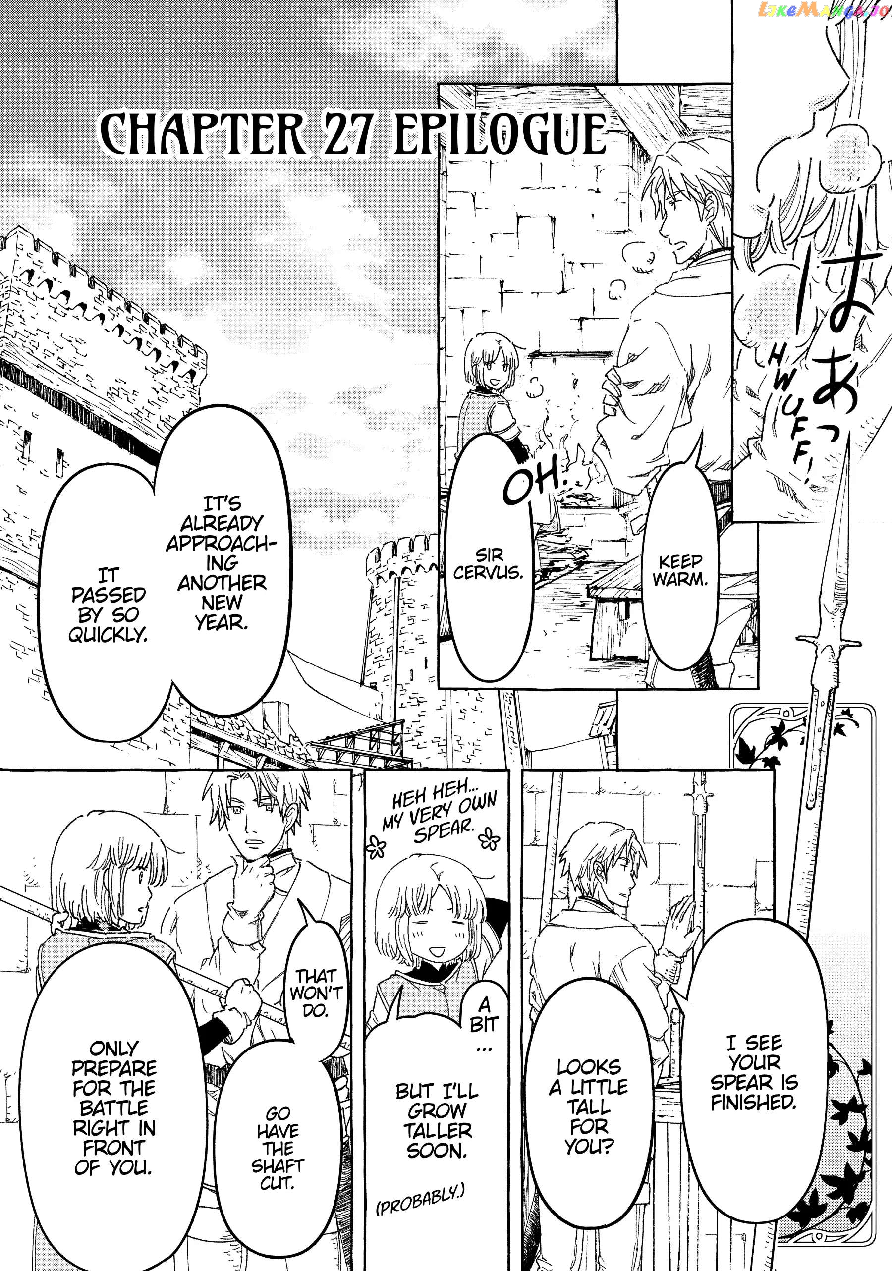 Kishi-tan wa Jouheki no Naka de Hana Hiraku Chapter 27 - page 1
