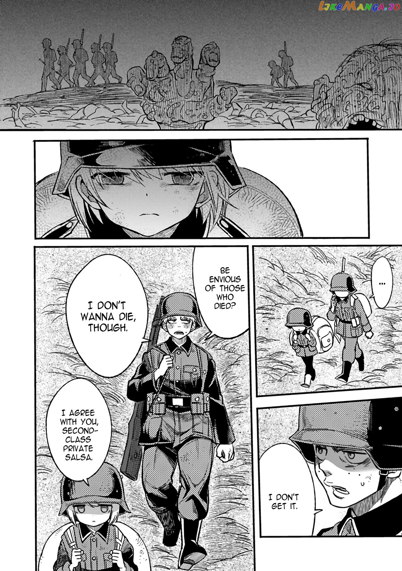 Ts Eiseihei-San No Senjou Nikki Chapter 4 - page 24