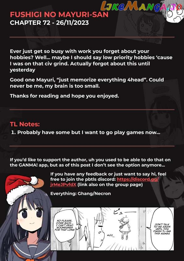 Fushigi no Mayuri-san Chapter 72 - page 5