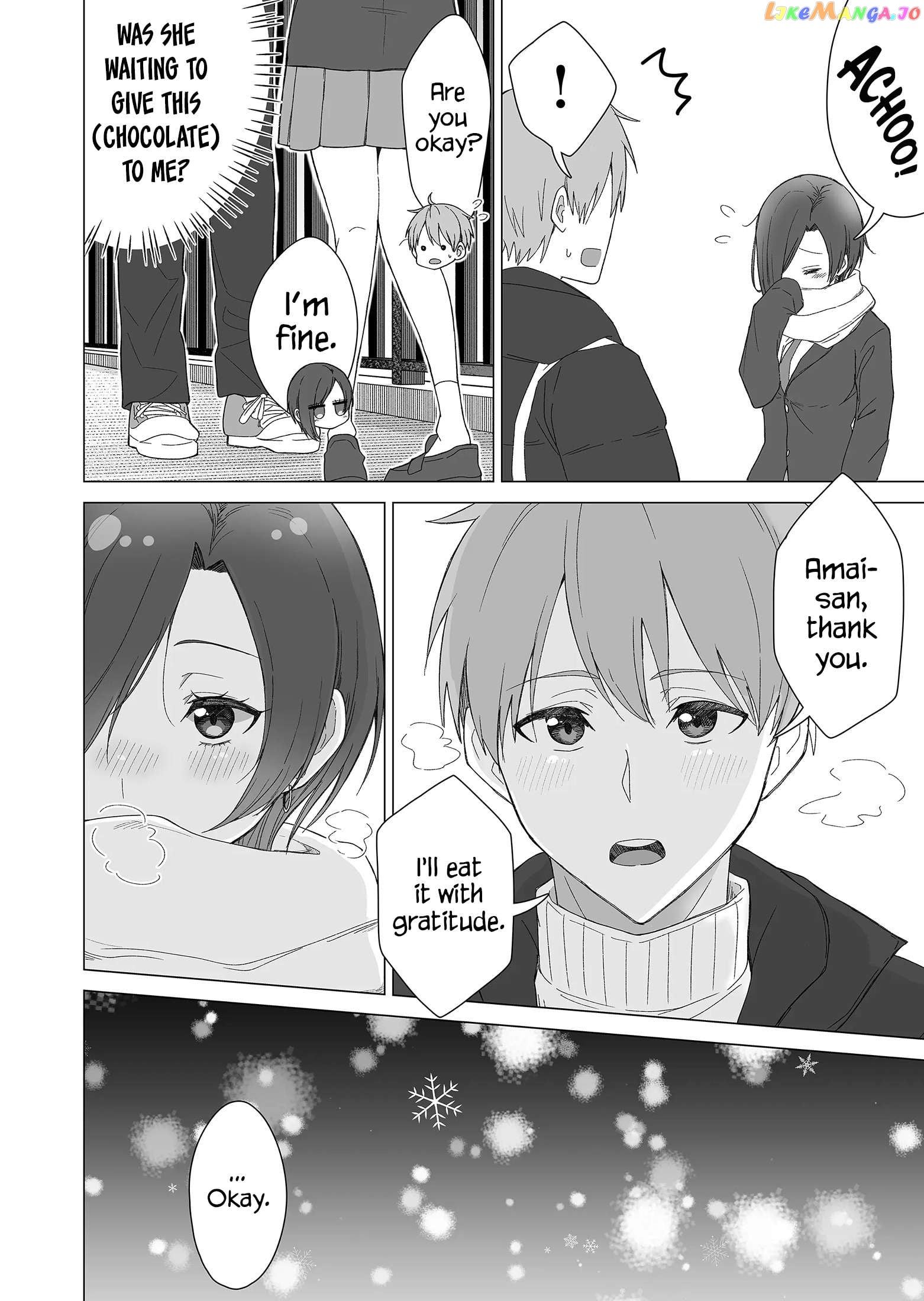 Amai-San Wa Tsumetakute Amai Chapter 21 - page 10