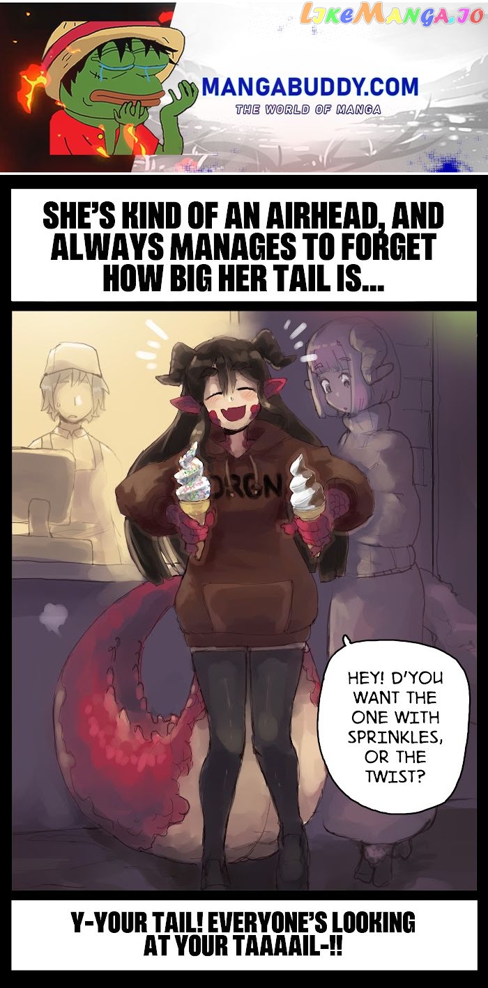My Childhood Friend Is A Dragon Who's Embarrassed About the Size Of Her Tail chapter 3 - page 1