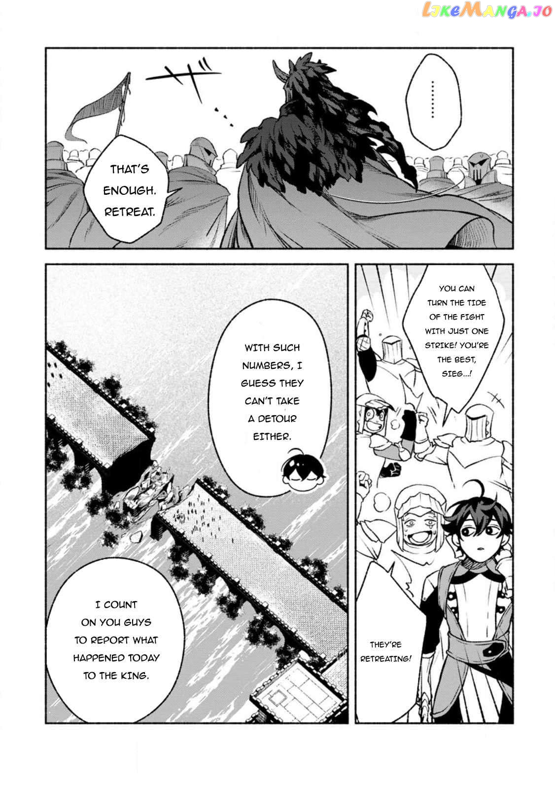 Sono Monban, Saikyou Nitsuki Tsuihou Sareta Bougyo Ryoku 9999 No Senshi, Outo No Monban Toshite Musou Suru chapter 26.2 - page 11