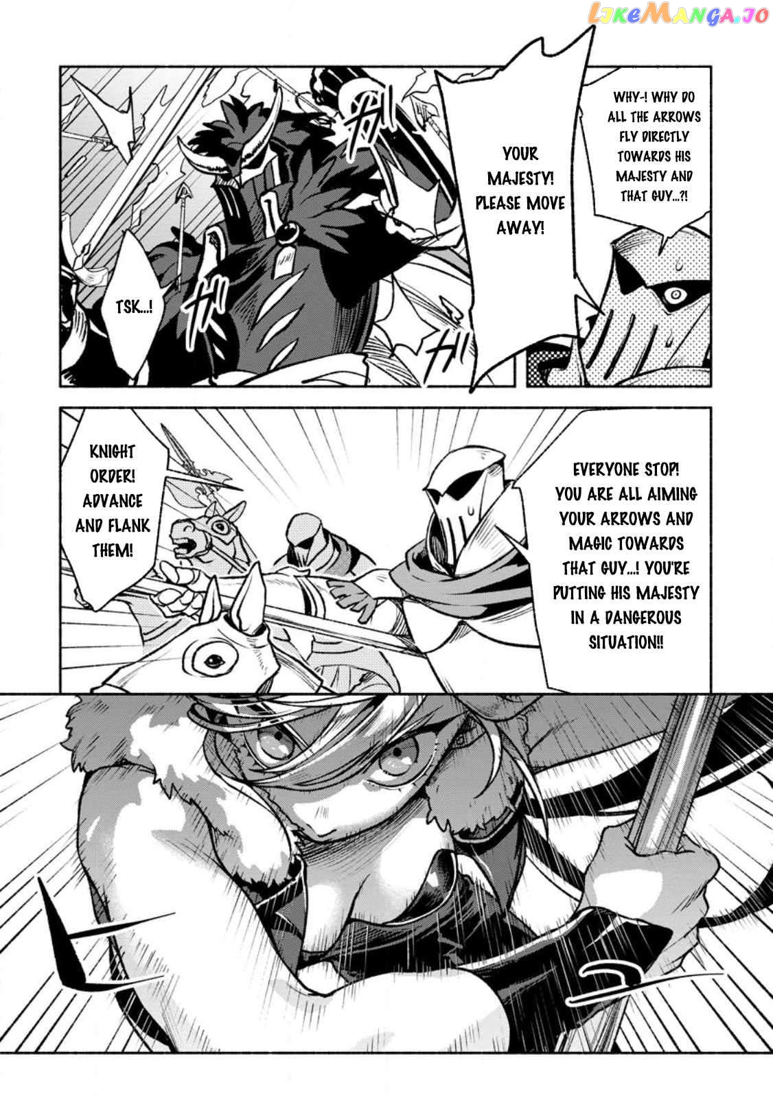 Sono Monban, Saikyou Nitsuki Tsuihou Sareta Bougyo Ryoku 9999 No Senshi, Outo No Monban Toshite Musou Suru chapter 26.2 - page 2