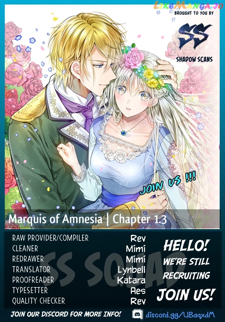 Marquis of Amnesia chapter 1.3 - page 1