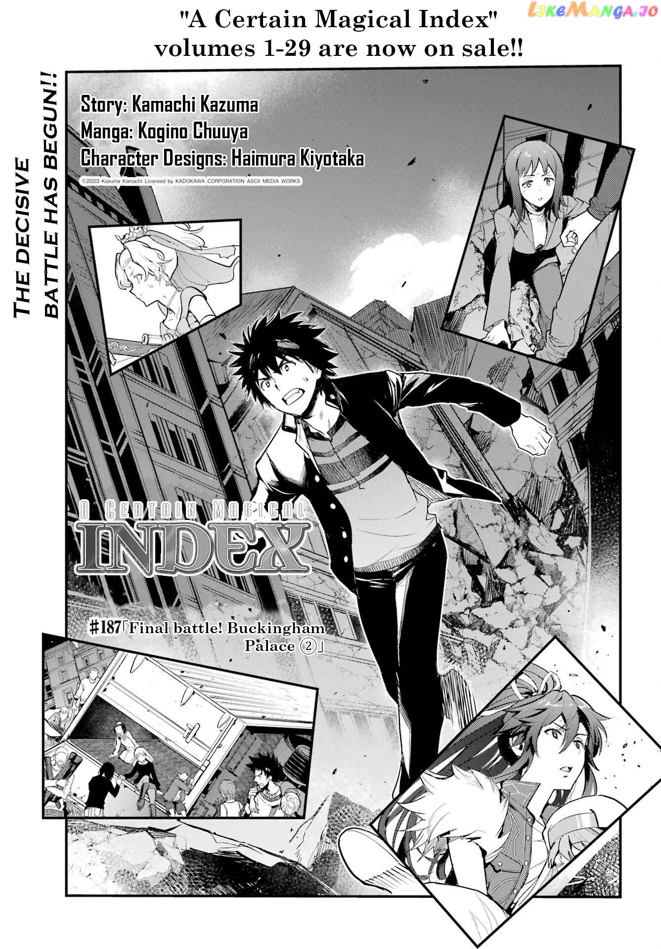 To Aru Majutsu no Kinsho Mokuroku Chapter 187 - page 3