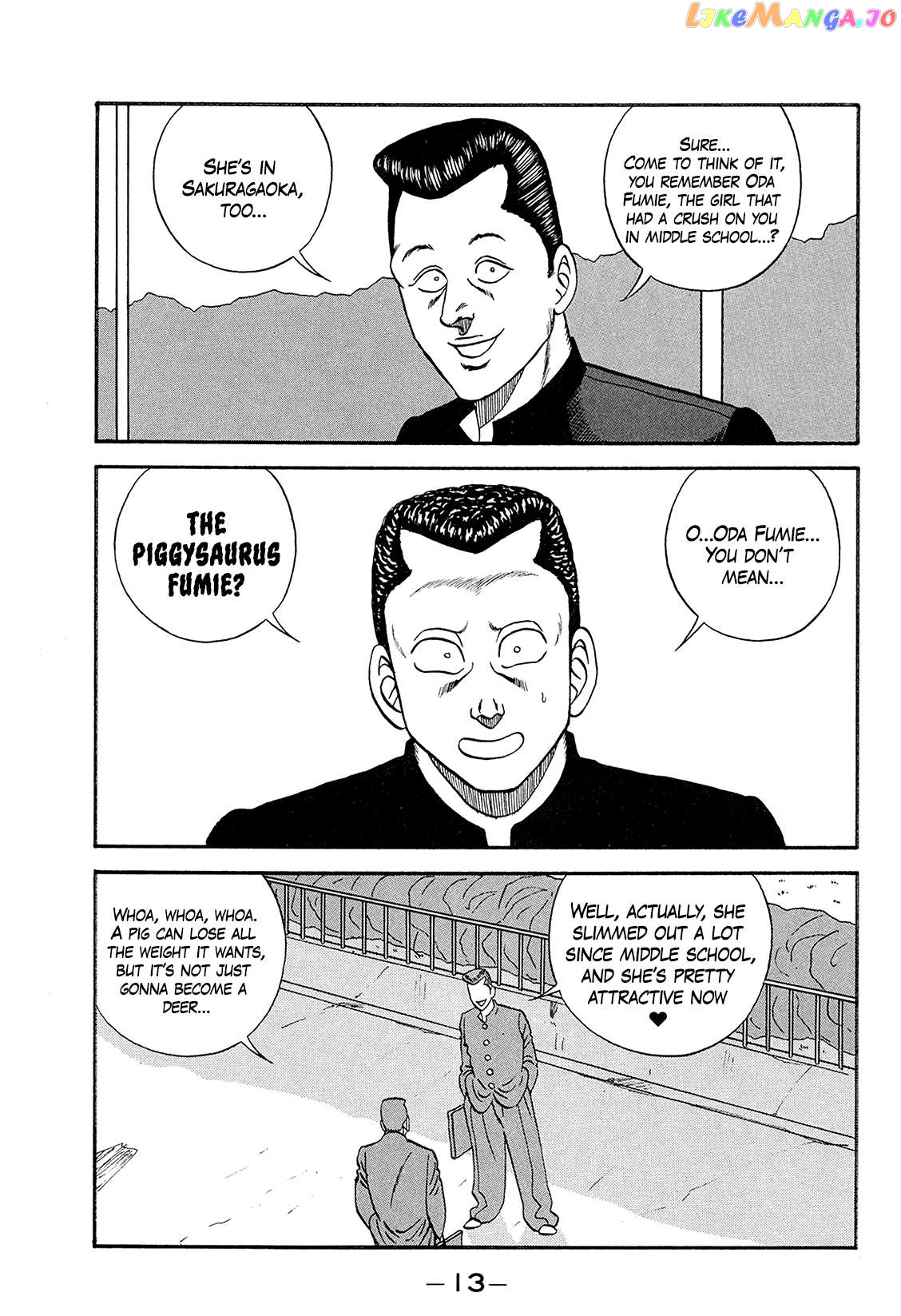 Be-Bop-Highschool Chapter 167 - page 13