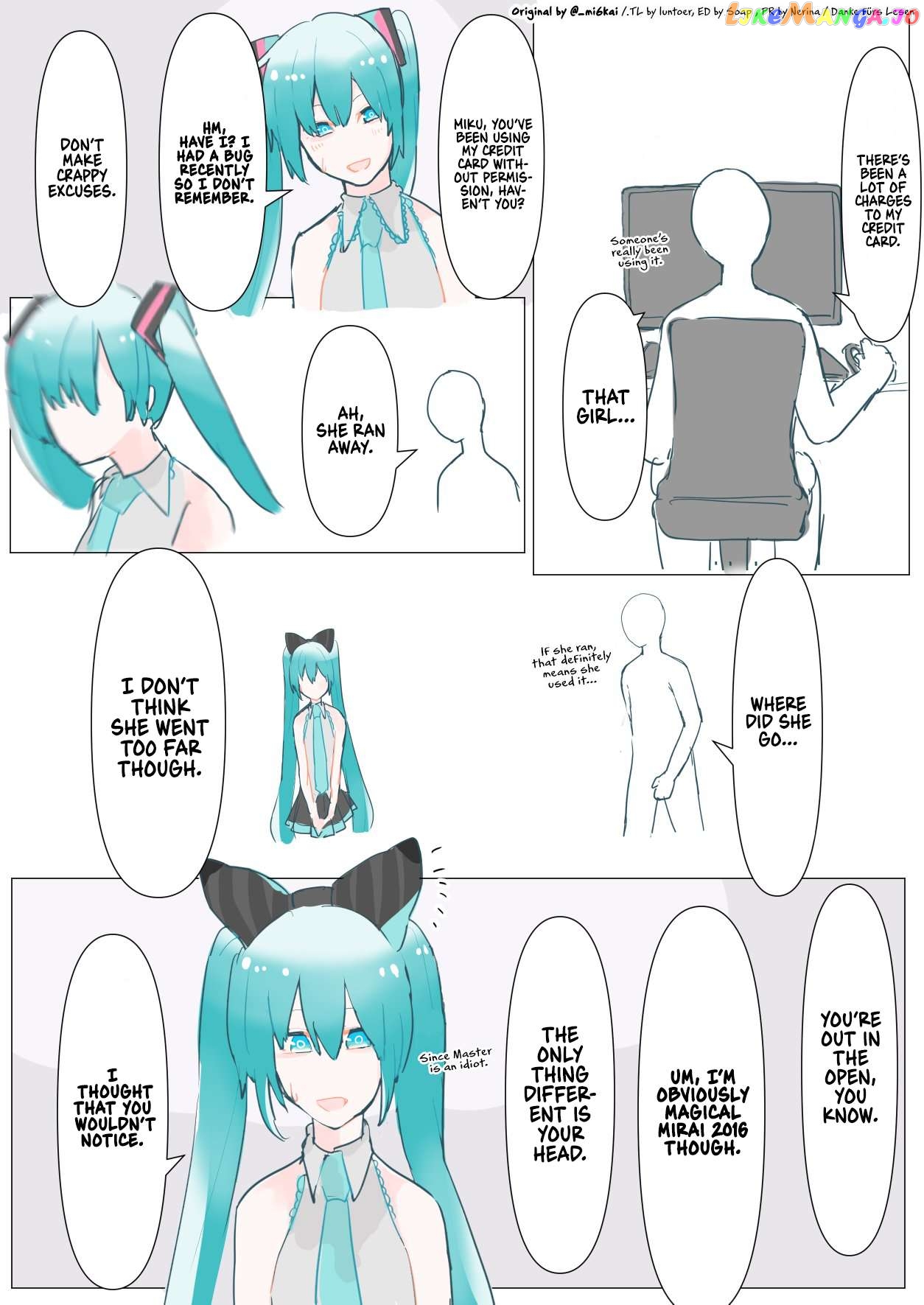 The Daily Life Of Master & Hatsune Miku Chapter 34 - page 1