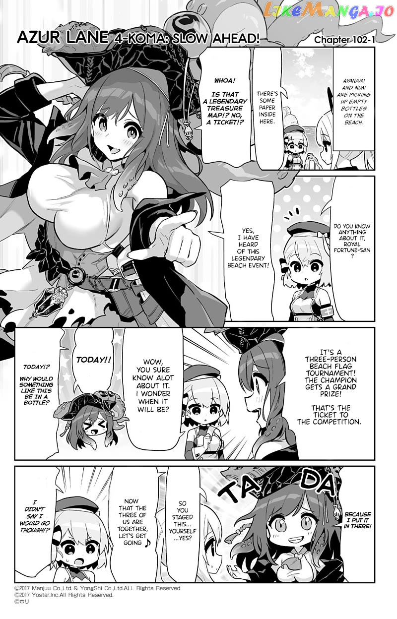 Azur Lane 4-Koma: Slow Ahead Chapter 102 - page 1