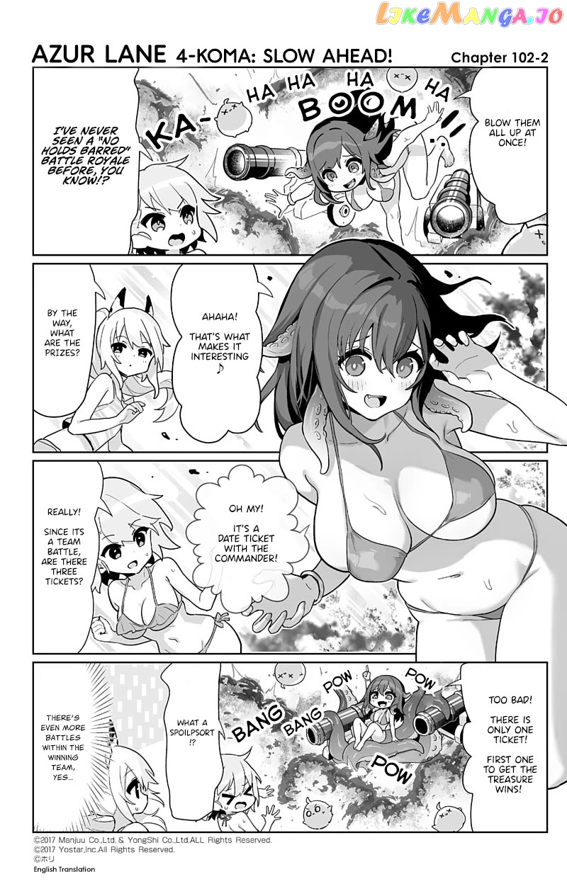 Azur Lane 4-Koma: Slow Ahead Chapter 102 - page 2