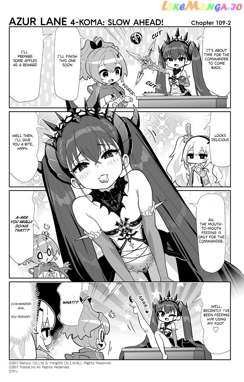 Azur Lane 4-Koma: Slow Ahead Chapter 109 - page 2