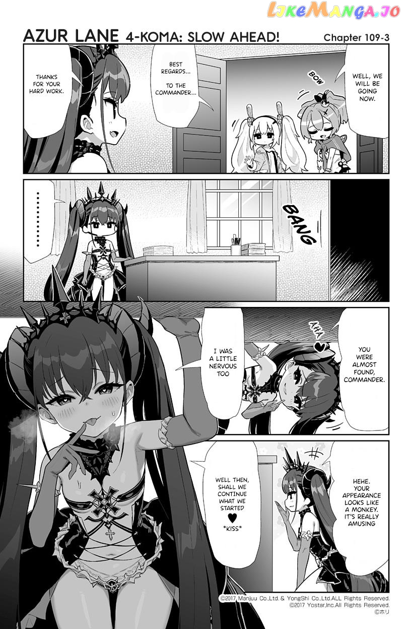Azur Lane 4-Koma: Slow Ahead Chapter 109 - page 3