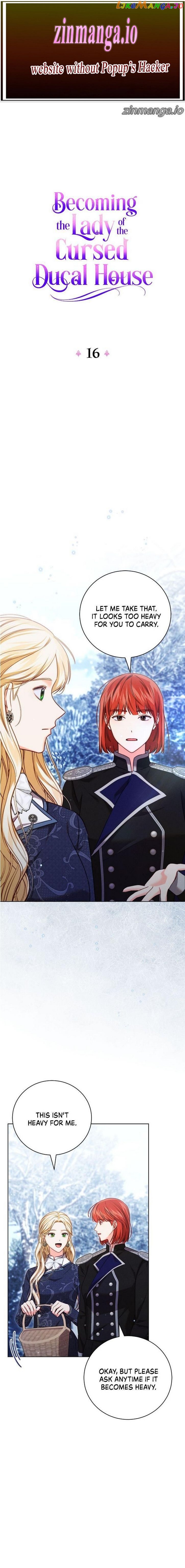 Becoming the Lady of the Cursed Ducal House Chapter 16 - page 1