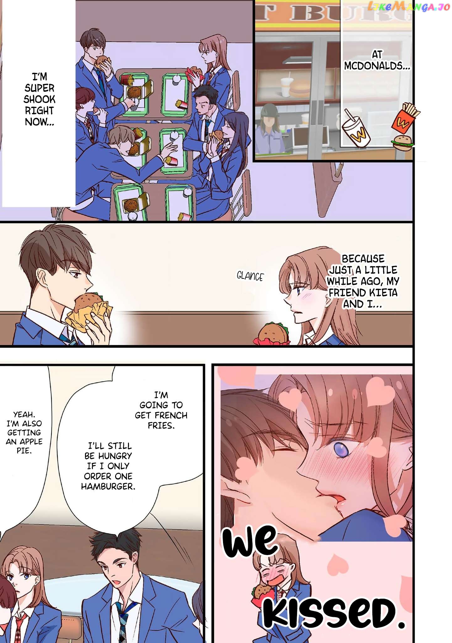 We kissed even though we are just friends Chapter 3 - page 3