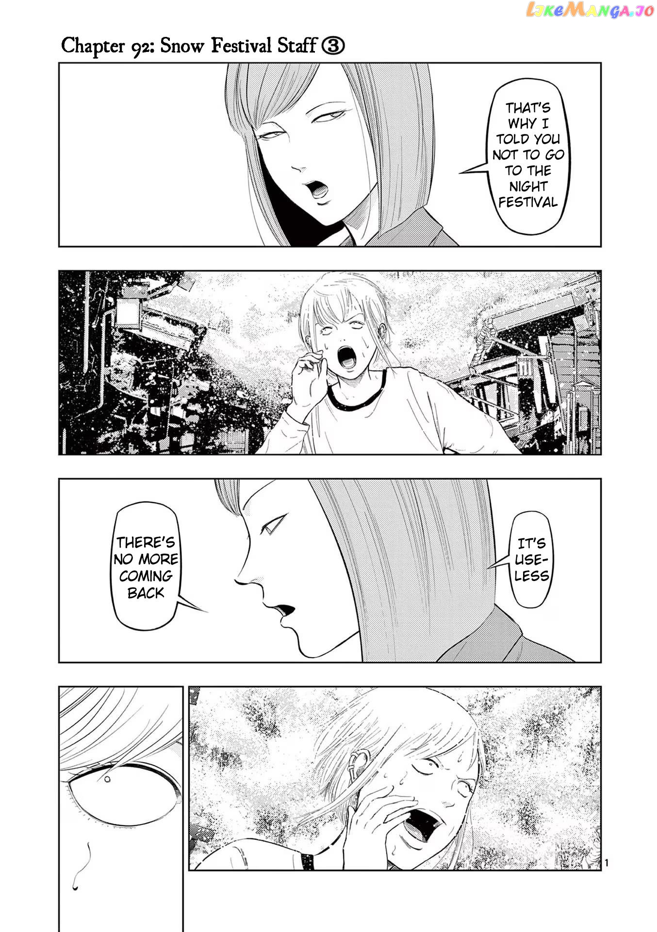 Ura Baito: Toubou Kinshi Chapter 92 - page 1