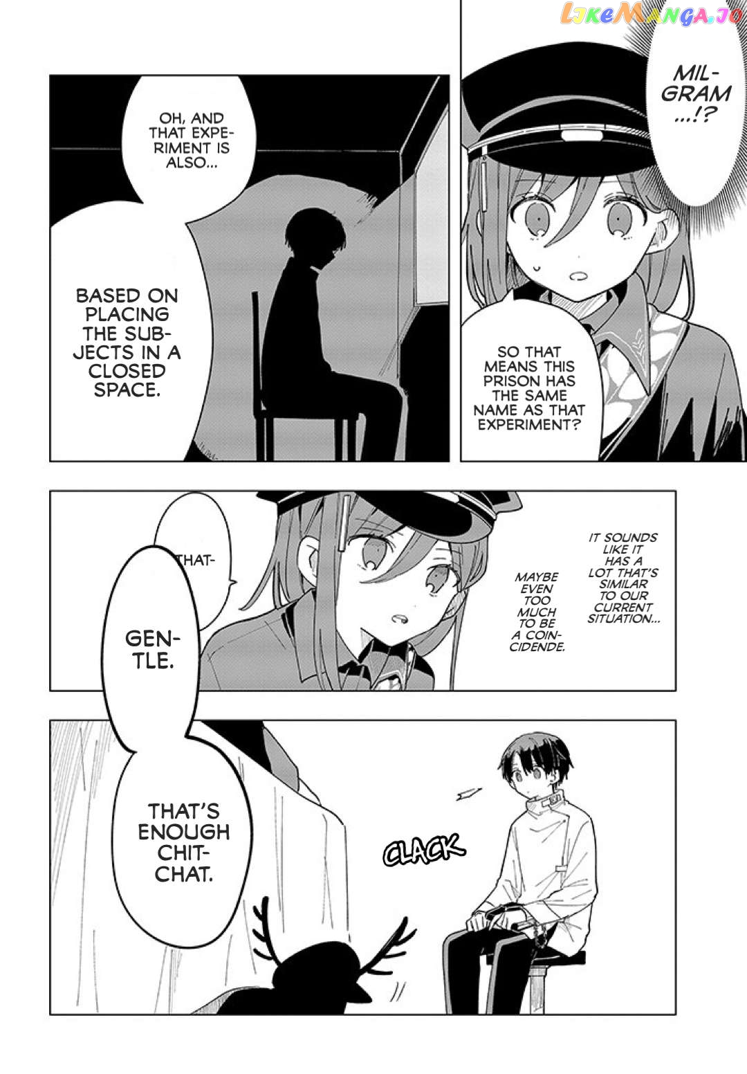 MILGRAM: Jikken Kangoku to Kanshu no Shoujo Chapter 4 - page 13