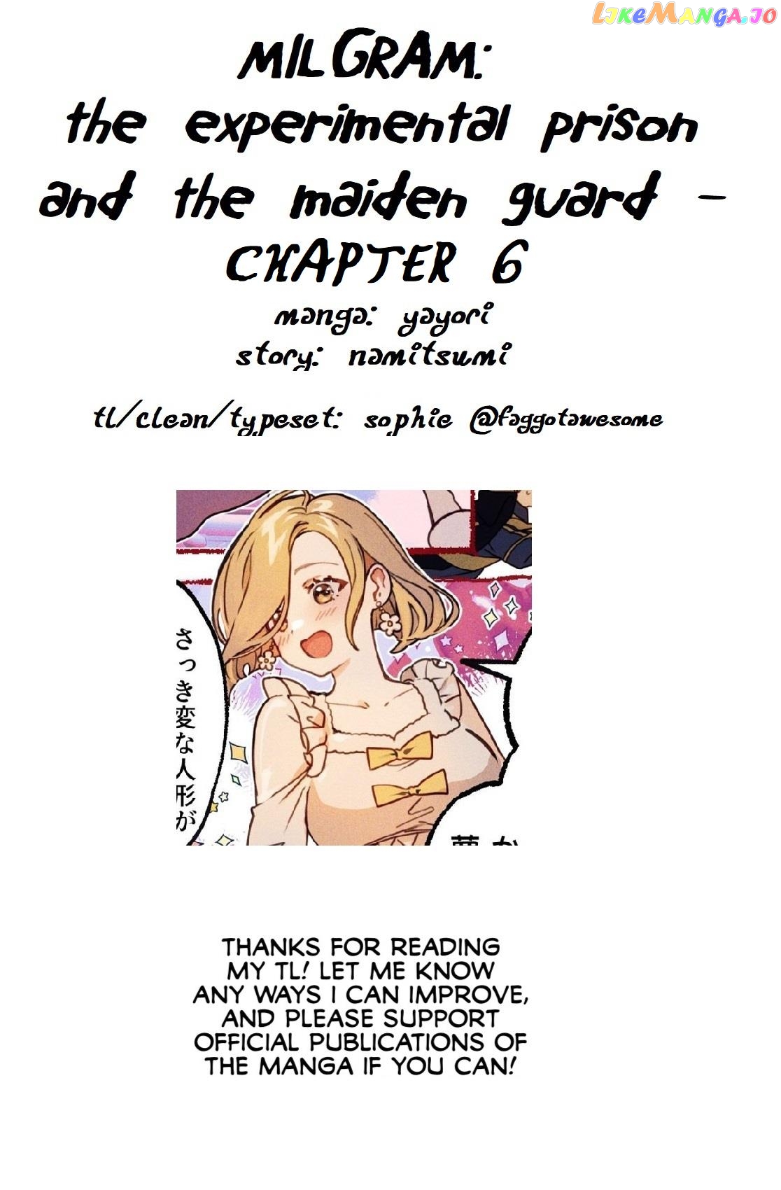 MILGRAM: Jikken Kangoku to Kanshu no Shoujo Chapter 6 - page 28