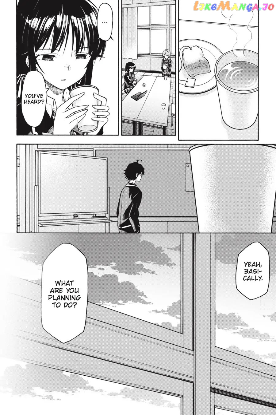 Yahari Ore no Seishun Rabukome wa Machigatte Iru. @ Comic chapter 96 - page 2